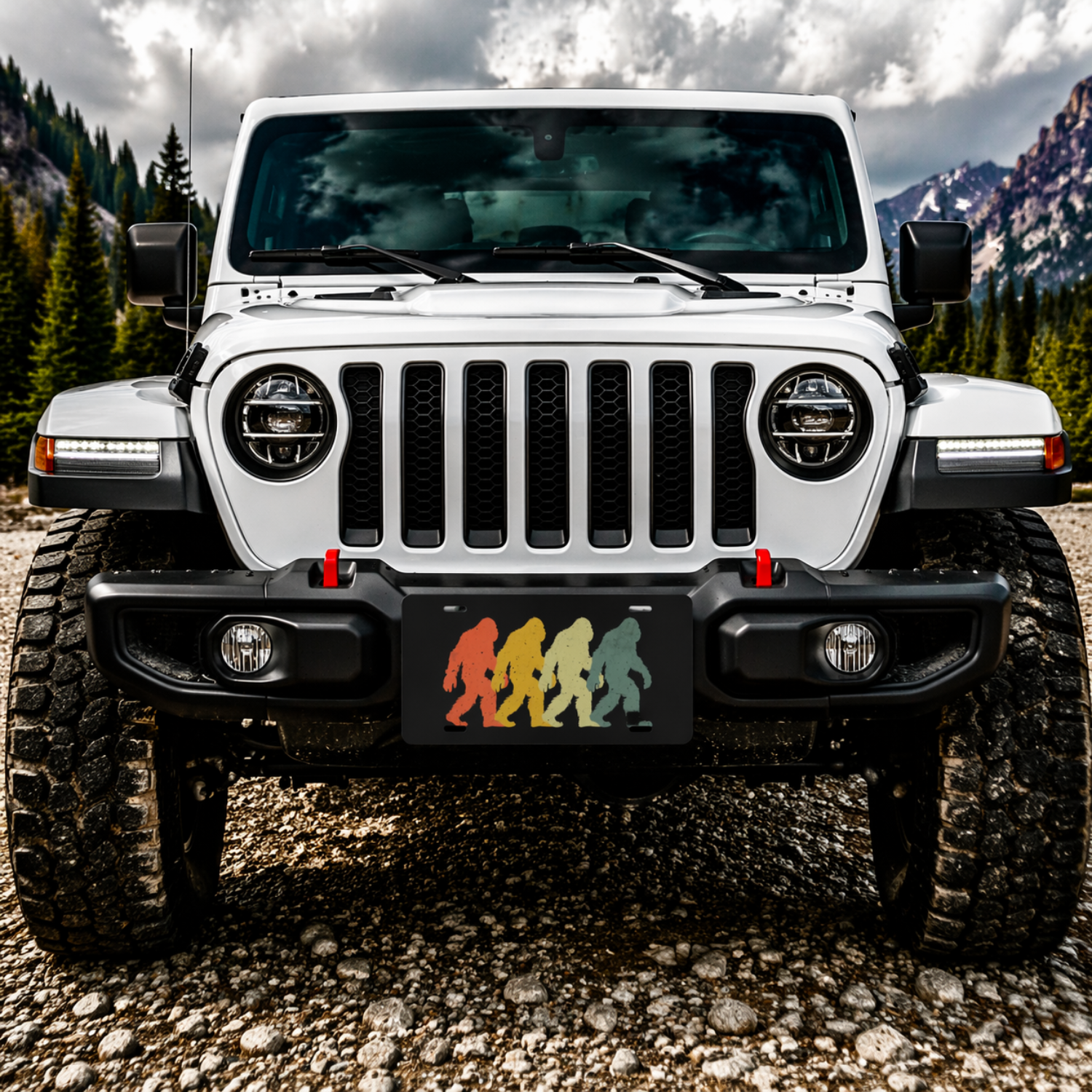 Sasquatch Beatle's Inspired Novelty Front License Plate Decorative Car Accessory product thumbnail image