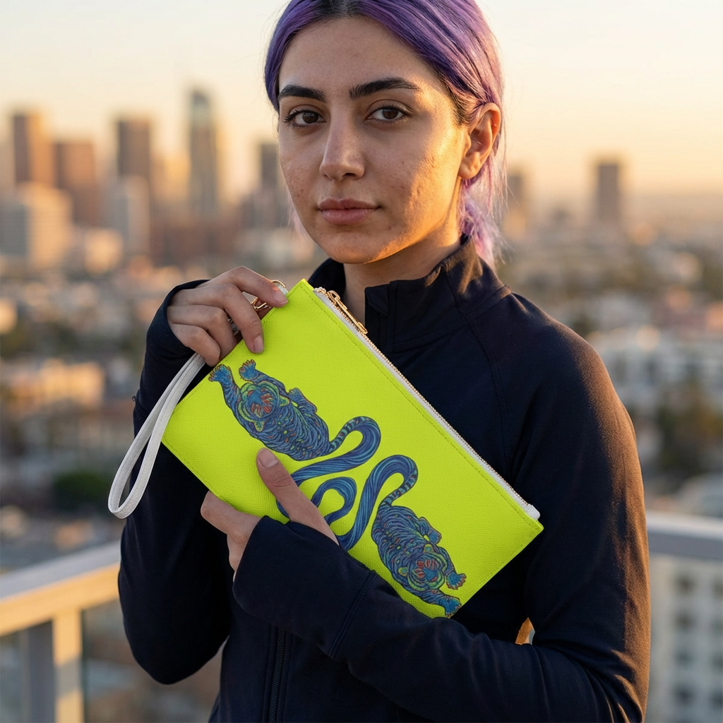 Neon Tiger Clutch Bag  product thumbnail image