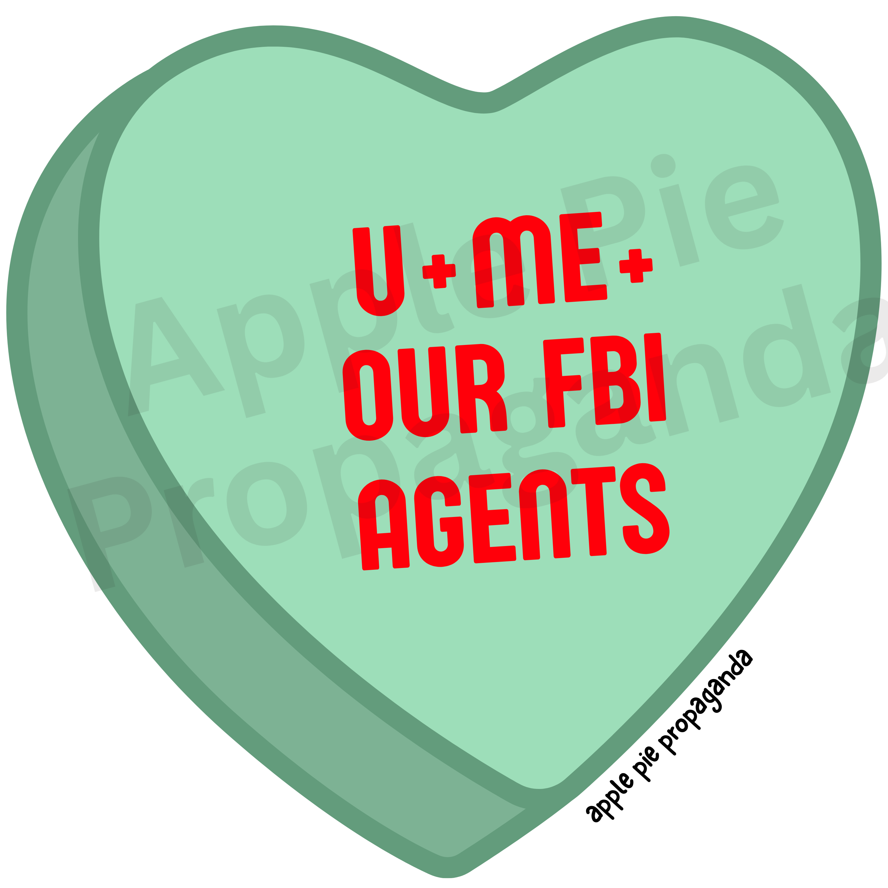 U+ME+OUR FBI AGENTS Unisex Tee product thumbnail image