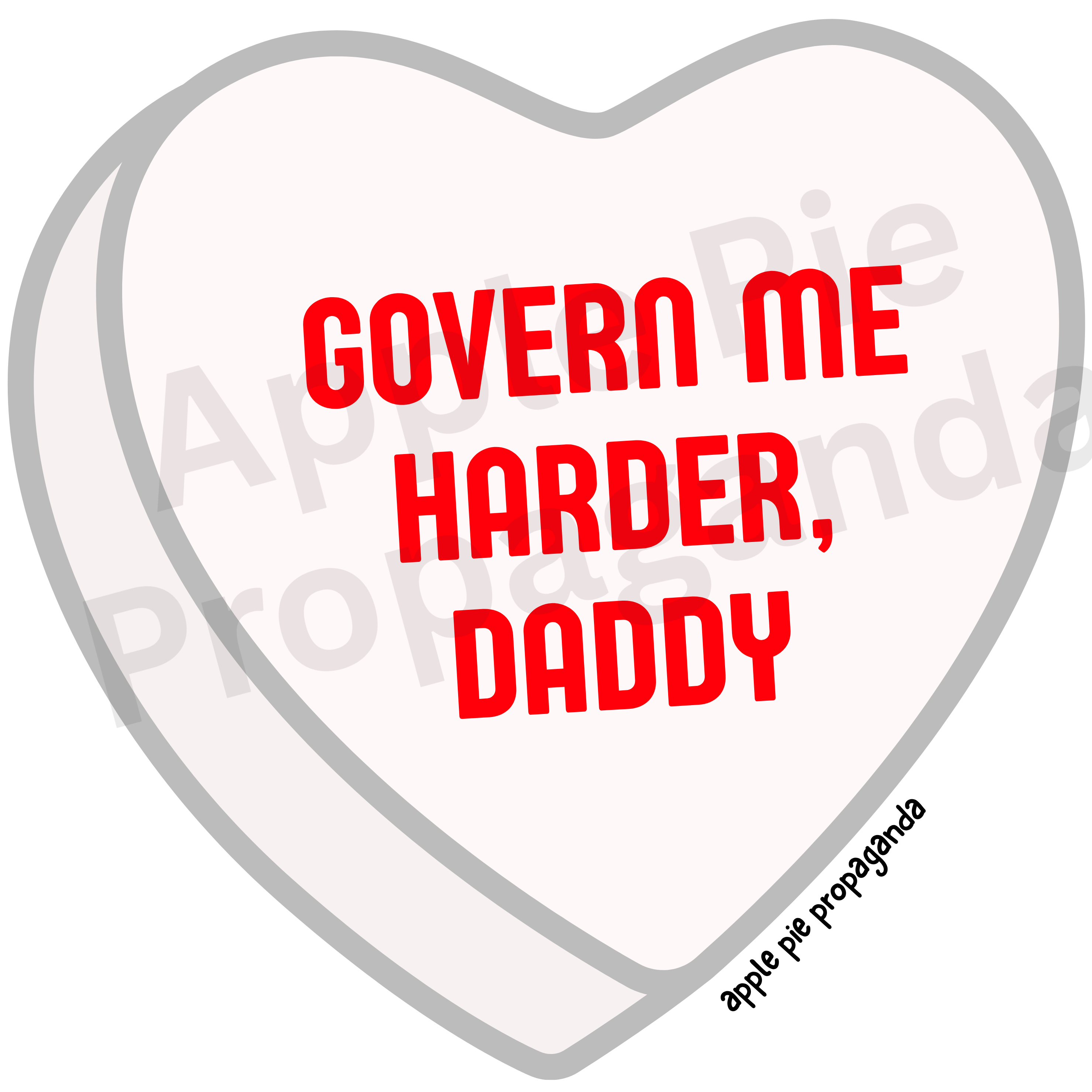 GOVERN ME HARDER, DADDY Unisex Tee product thumbnail image