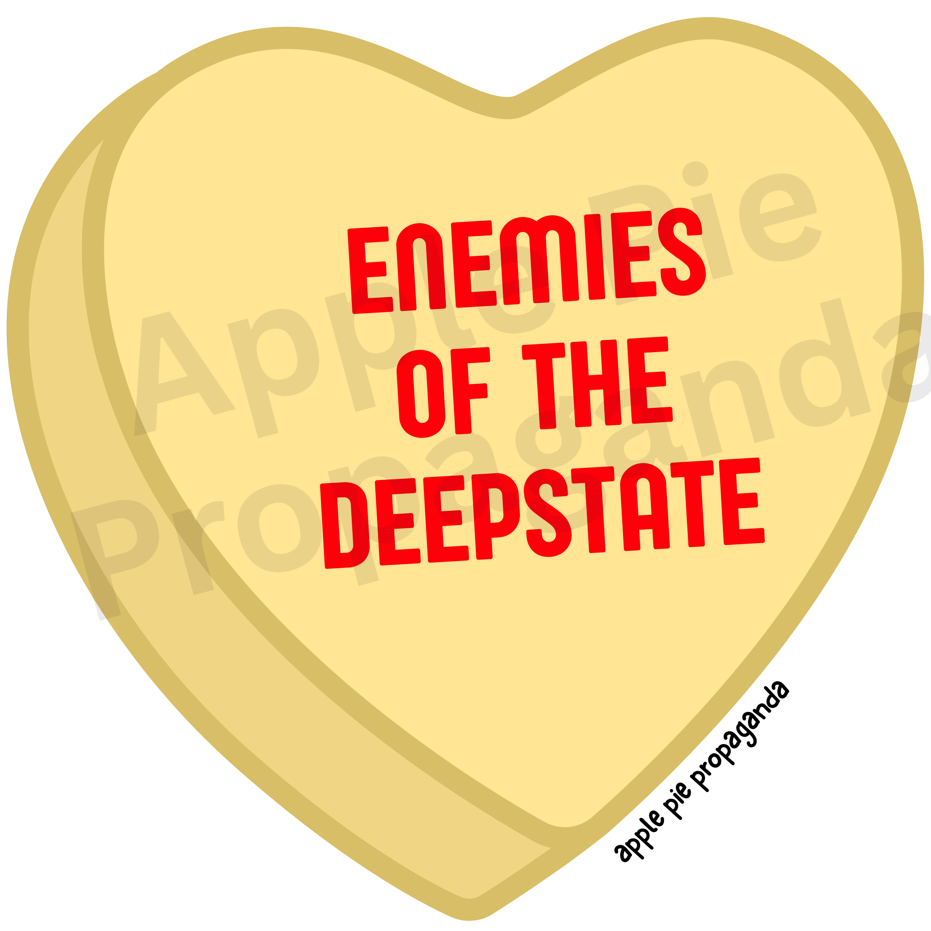 ENEMIES OF THE DEEPSTATE Unisex Tee product thumbnail image
