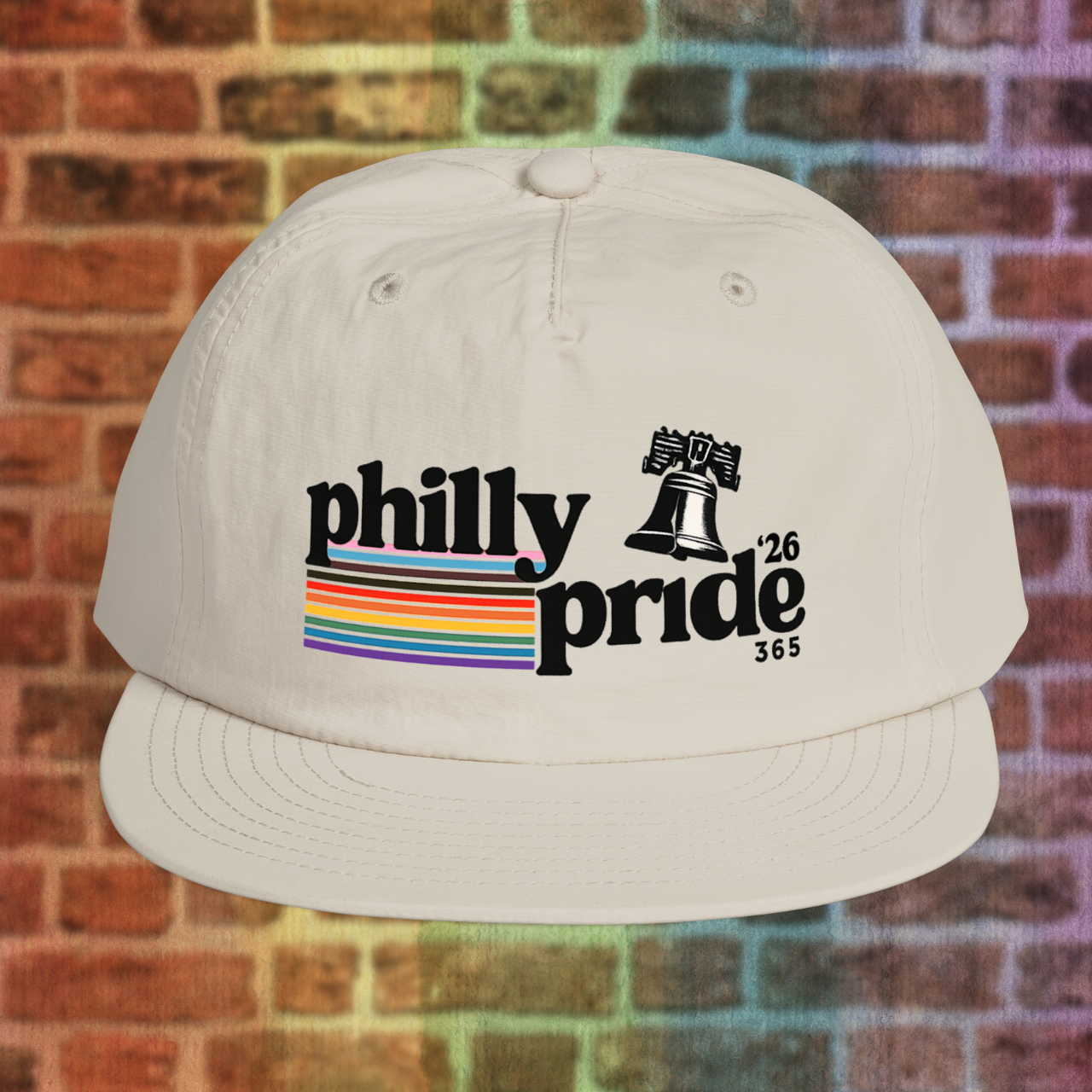 Philly Pride 2026 Unisex Adjustable Surf Cap  product thumbnail image
