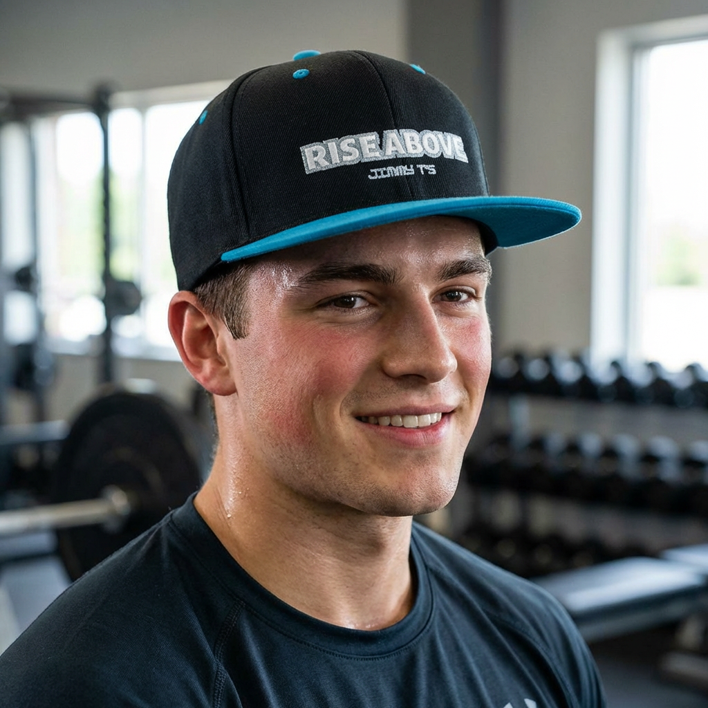 Jimmy T's Apparel Rise Above Flat Bill Snapback