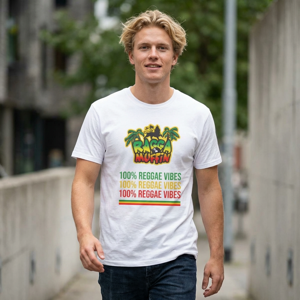 Ragga Muffin 100 % Reggae Vibes Tee