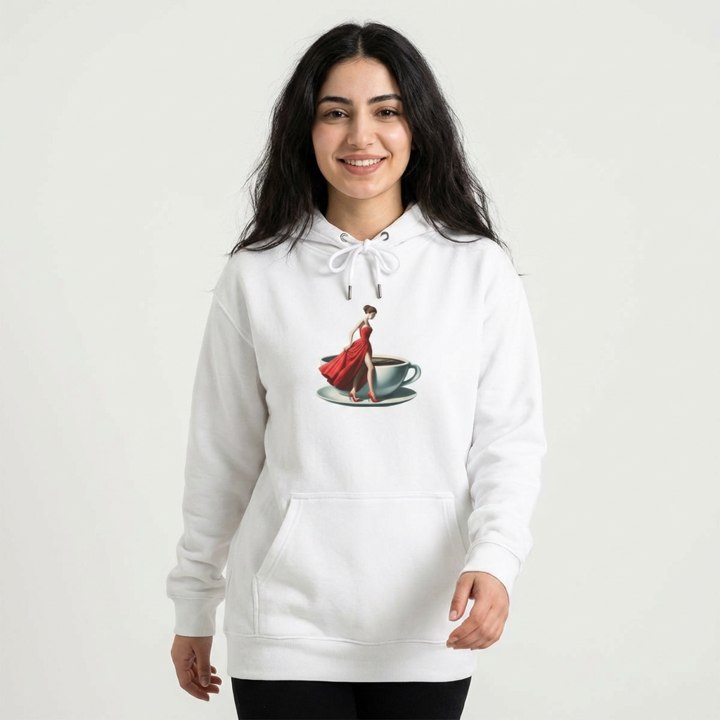 Chocolate Cup Lady in Red Hoodie product thumbnail image Chocolate Cup Lady in Red Hoodie product thumbnail image