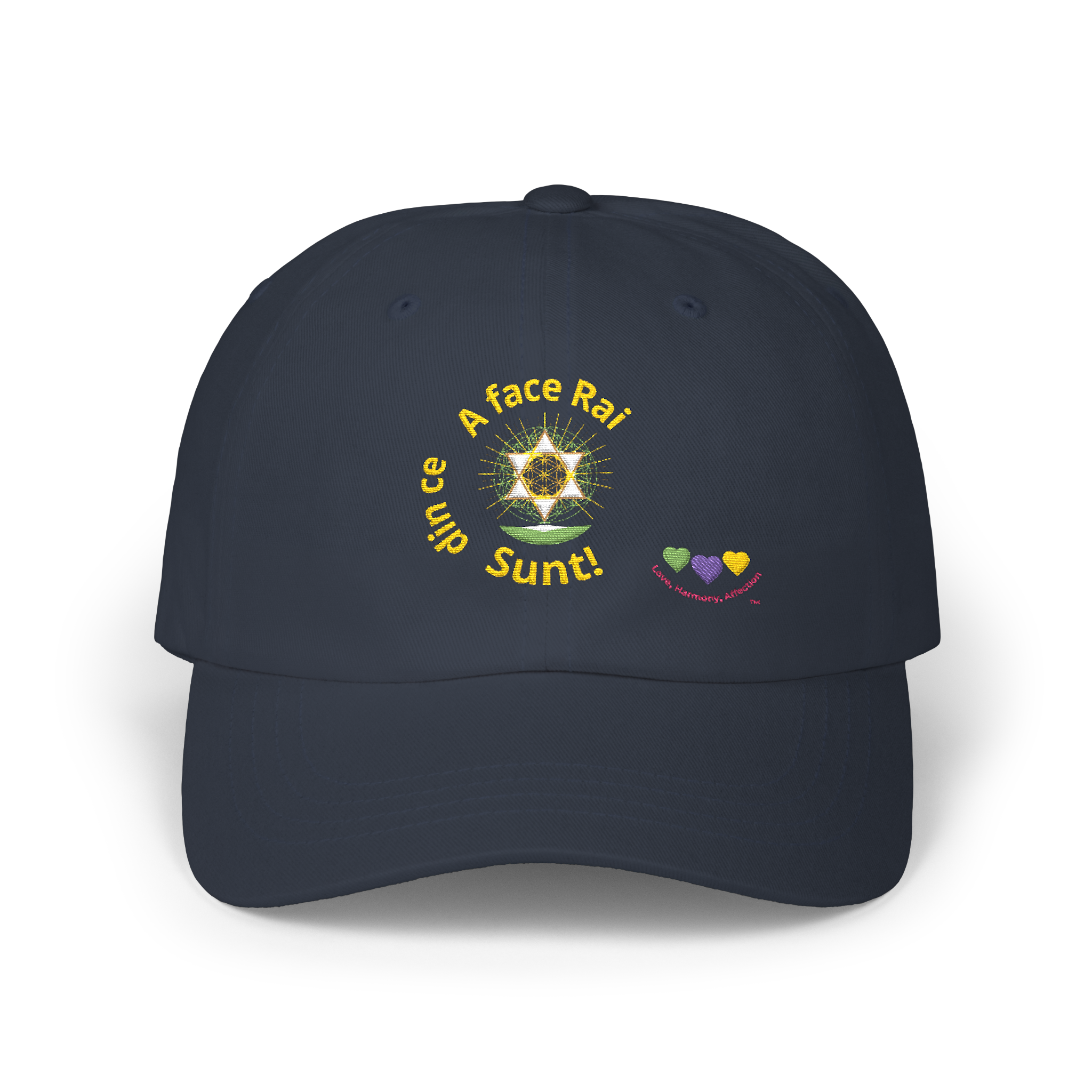 Albastru-Auriu, Șapcă Brodată - Ediția "A face Rai din ce Ești" | Baseball, Spiritual, Șapcă Ocazională - o singură mărime  product thumbnail image