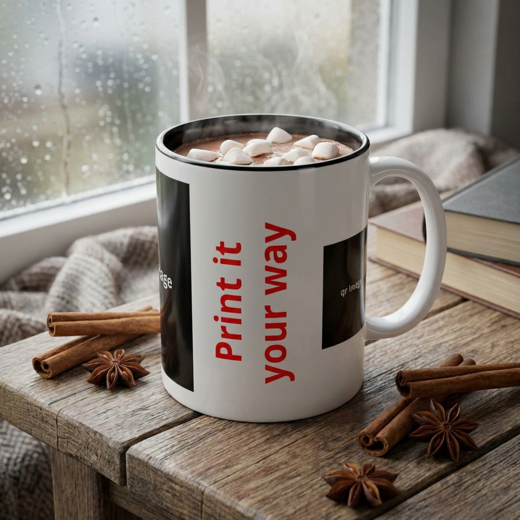 Custom Accent Coffee Mug - 'Print It Your Way' Personalized 11/15oz Ceramic Mug product thumbnail image Custom Accent Coffee Mug - 'Print It Your Way' Personalized 11/15oz Ceramic Mug product thumbnail image