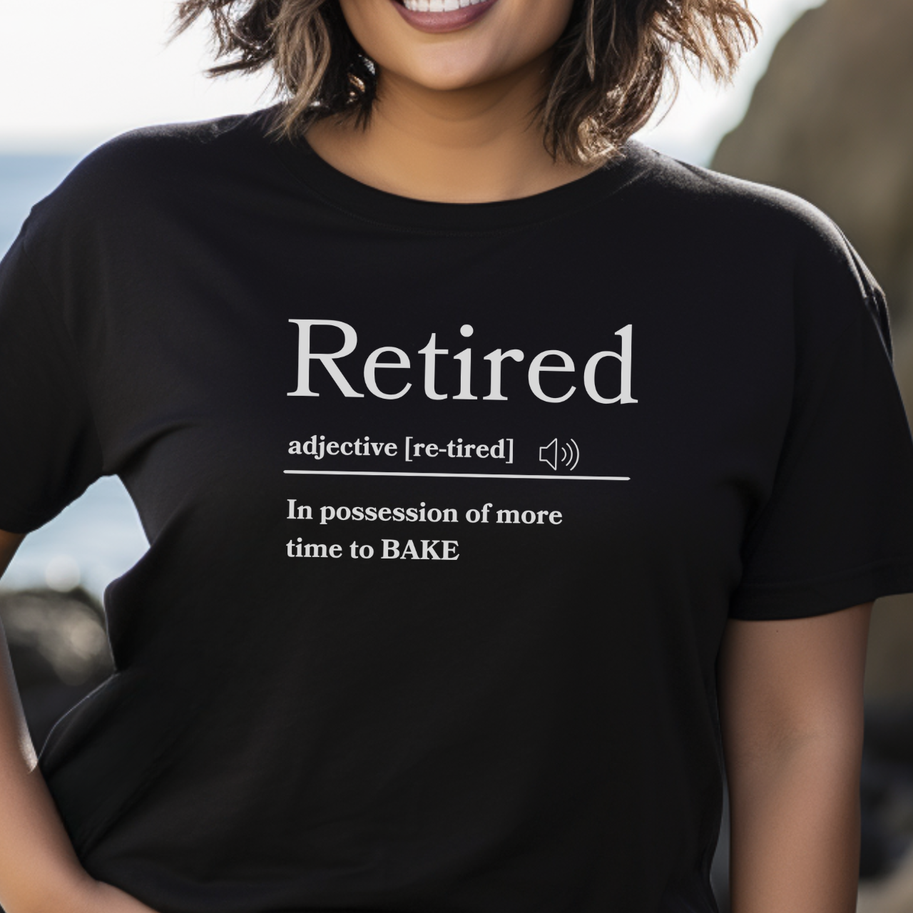 Retired Definition T-Shirt - More time to bake, Funny, Retirement Gift, Retirement Party product thumbnail image Retired Definition T-Shirt - More time to bake, Funny, Retirement Gift, Retirement Party product thumbnail image