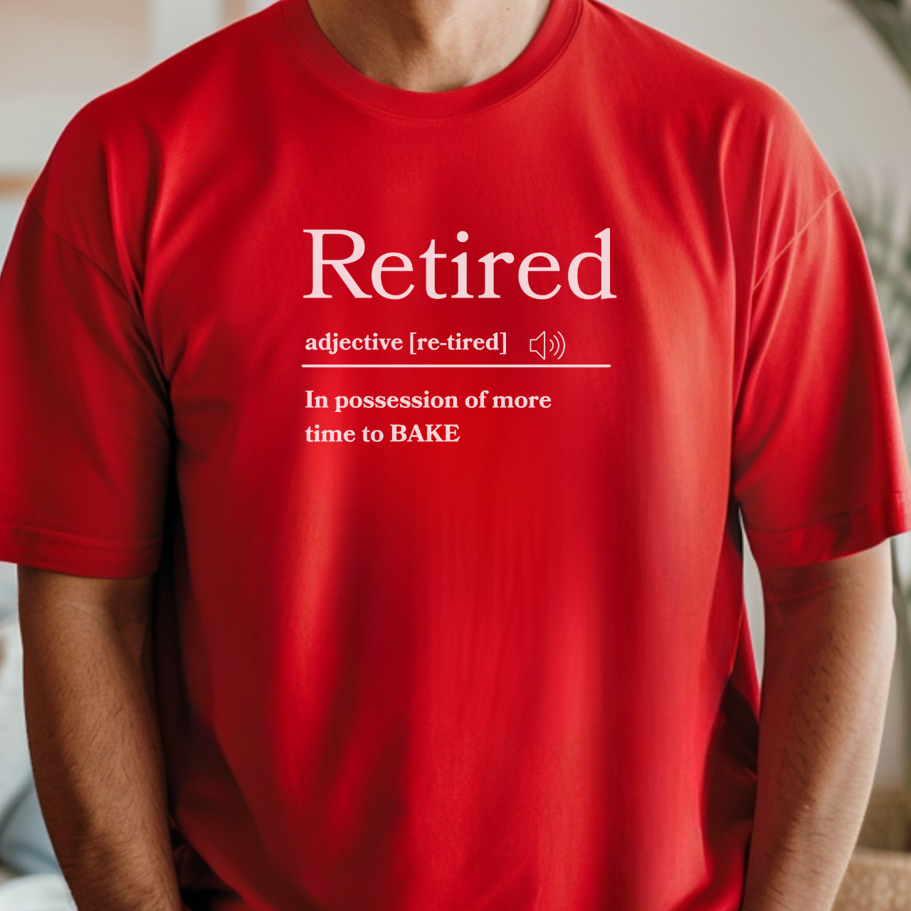 Retired Definition T-Shirt - More time to bake, Funny, Retirement Gift, Retirement Party product thumbnail image