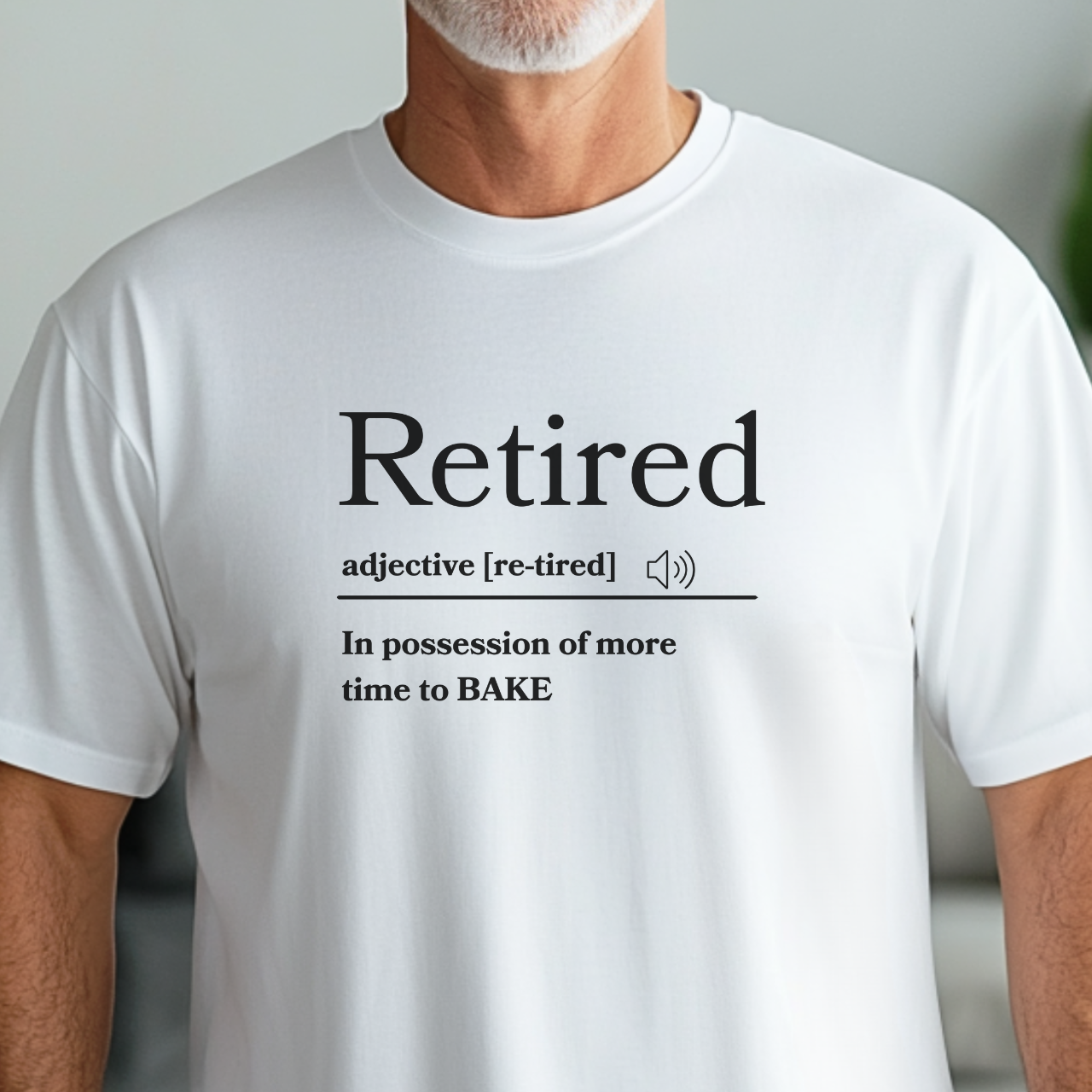 Retired Definition T-Shirt - More time to bake, Funny, Retirement Gift, Retirement Party product thumbnail image