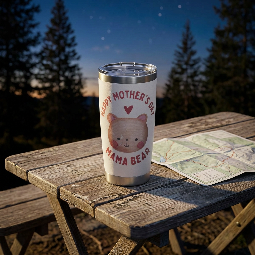 Mama Bear Tumbler, Happy Mother’s Day 20oz Insulated Travel Cup, Coffee Lovers, Gift for Mom product thumbnail image Mama Bear Tumbler, Happy Mother’s Day 20oz Insulated Travel Cup, Coffee Lovers, Gift for Mom product thumbnail image