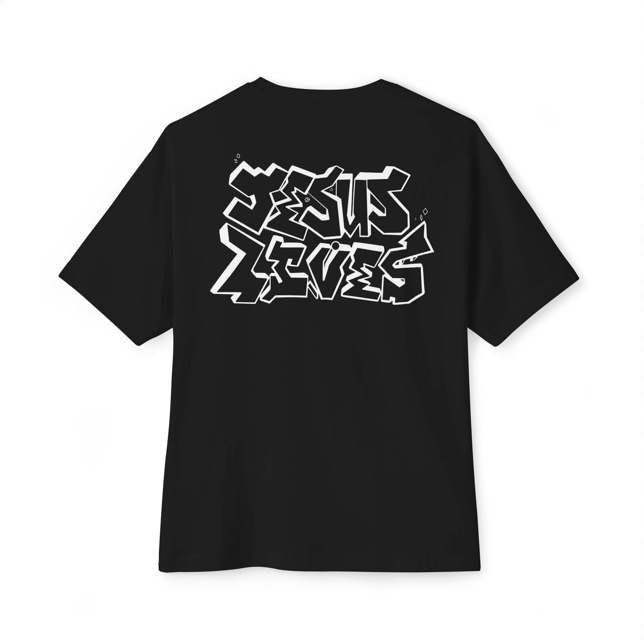 Jesus Lives Oversized Boxy Tee product thumbnail image Jesus Lives Oversized Boxy Tee product thumbnail image