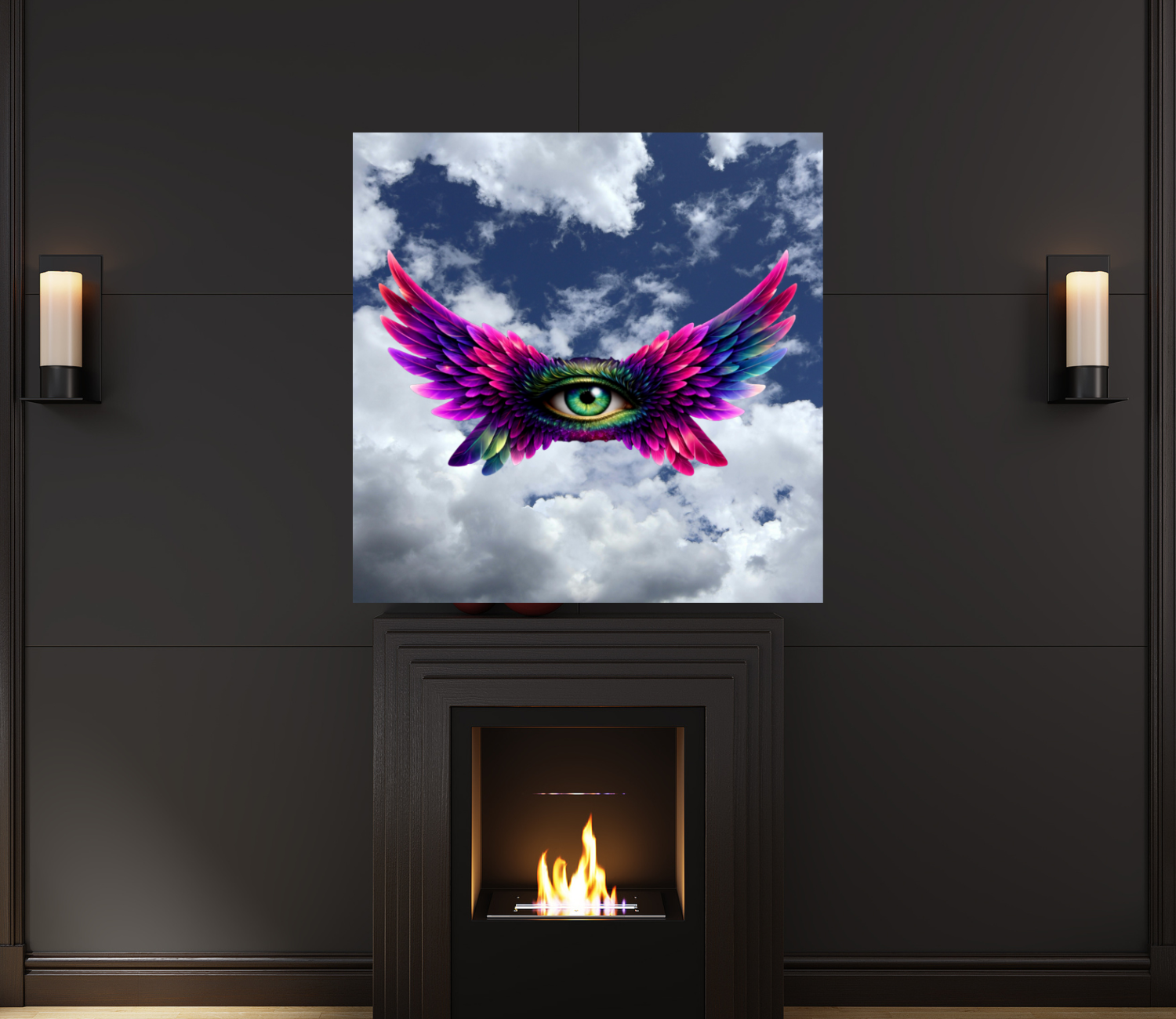Silk Poster – Vibrant Winged Evil Eye Art Print (Indoor/Outdoor Protection) product thumbnail image Silk Poster – Vibrant Winged Evil Eye Art Print (Indoor/Outdoor Protection) product thumbnail image