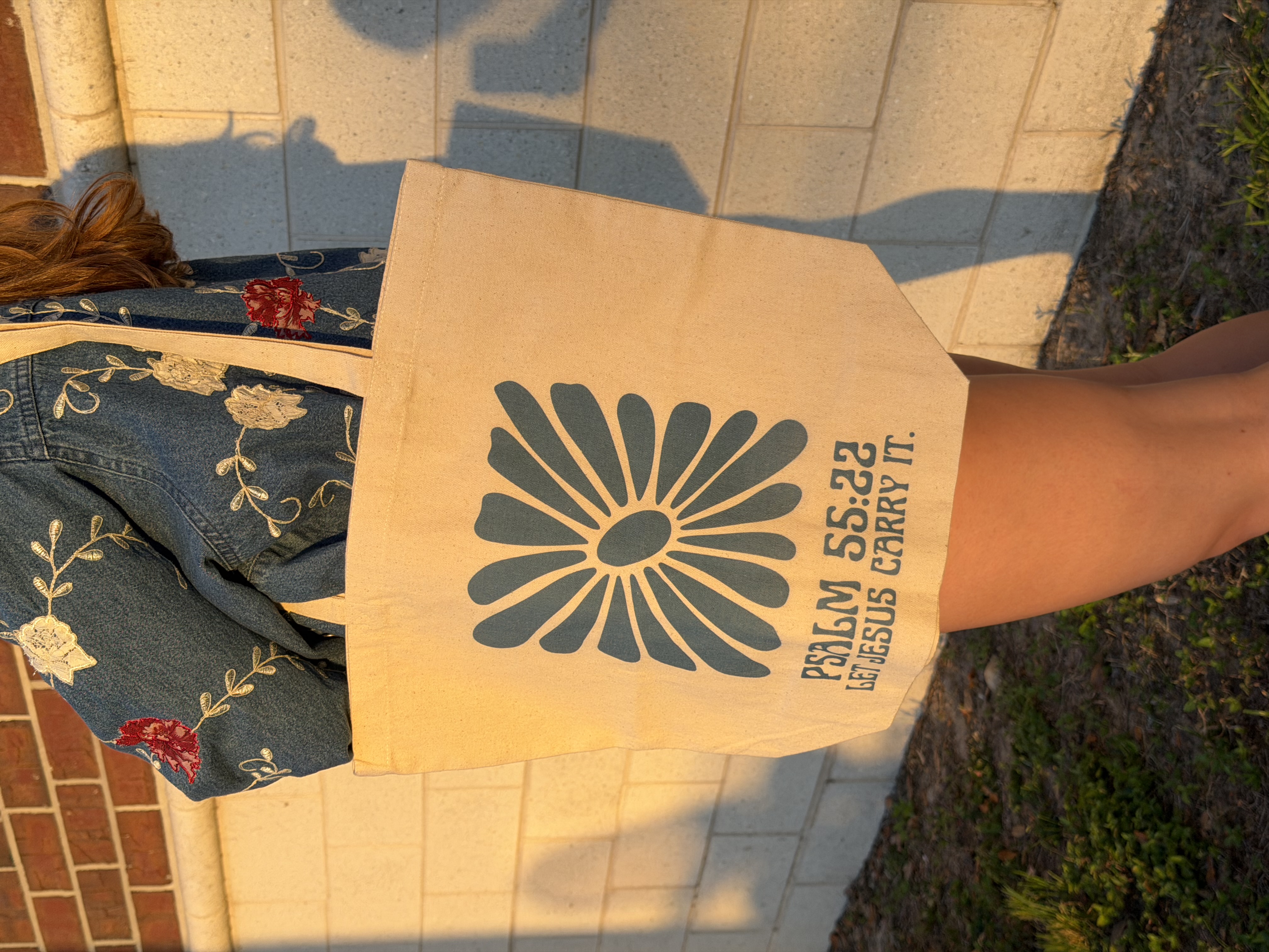 "Let Jesus Carry It" Tote Bag product thumbnail image "Let Jesus Carry It" Tote Bag product thumbnail image