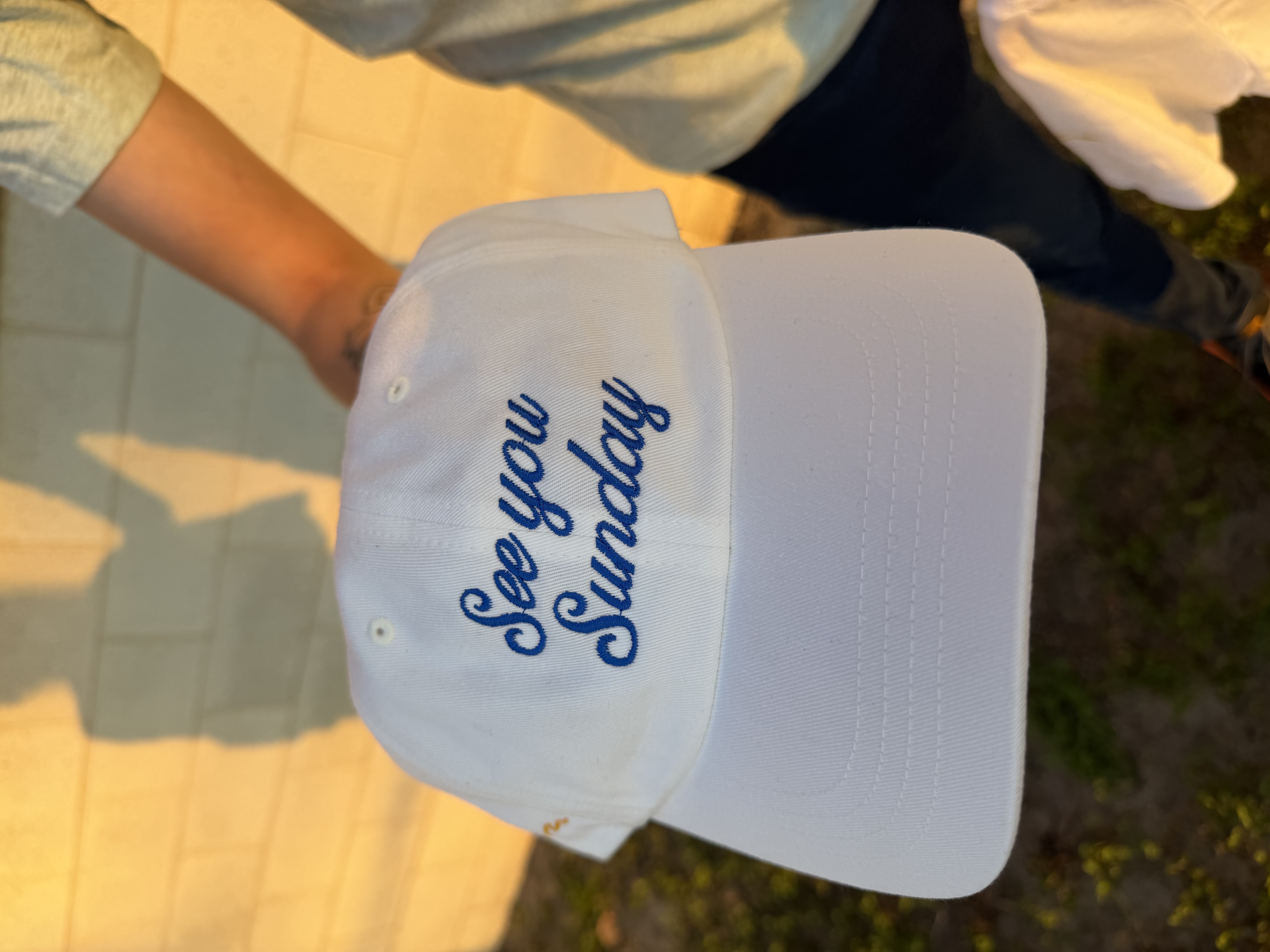 “See You Sunday” Embroidered Cap product thumbnail image “See You Sunday” Embroidered Cap product thumbnail image