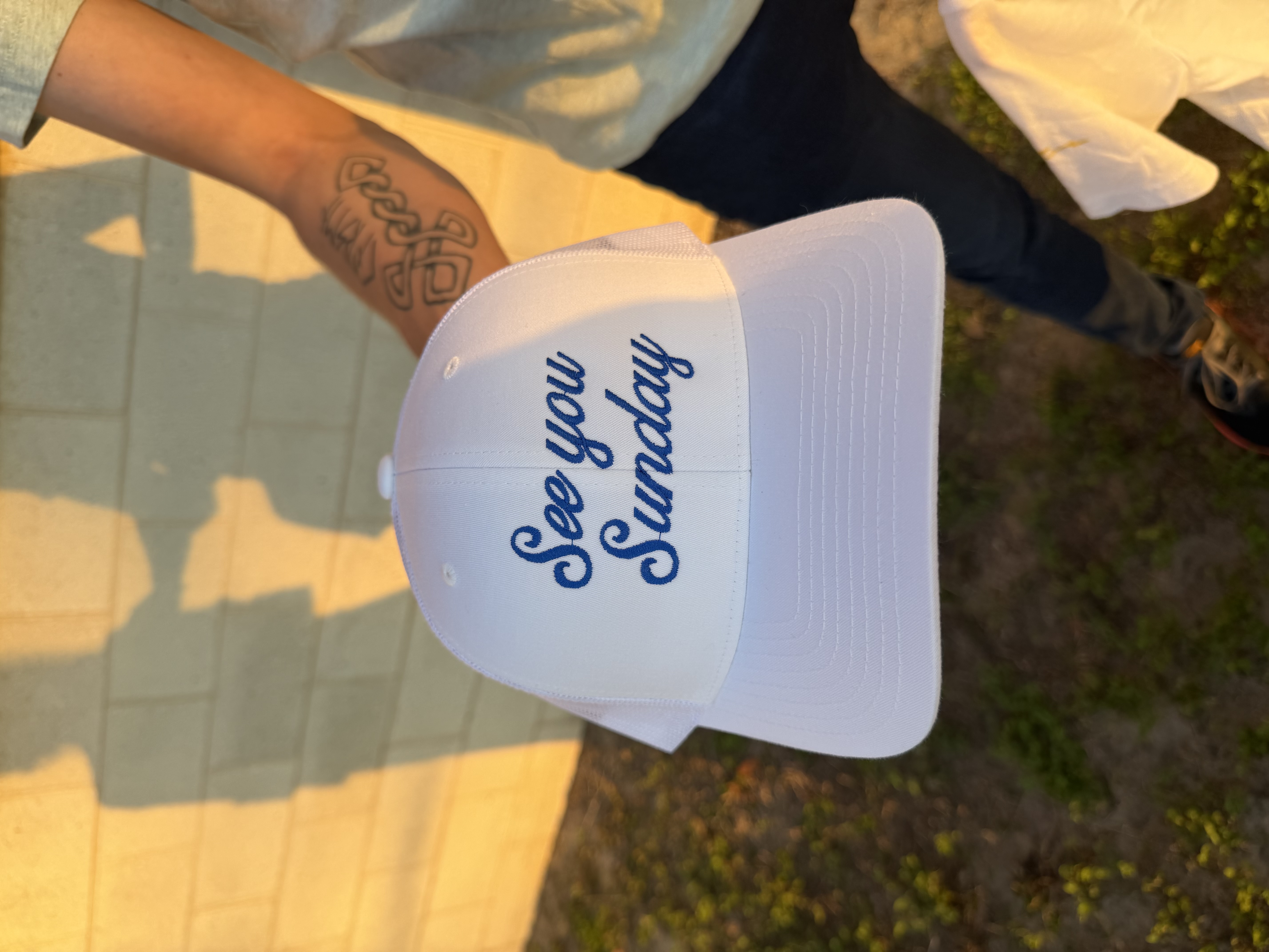 Trucker "See You Sunday" Hat product thumbnail image