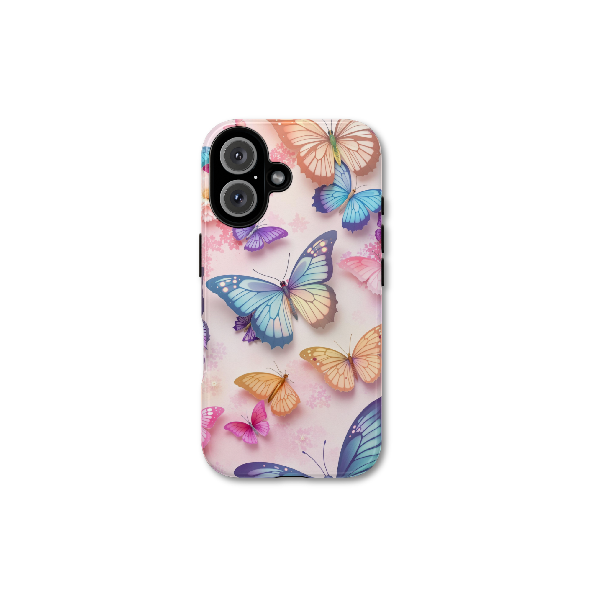 Butterfly Dream Phone Case – Pastel Colorful Protective Tough Case