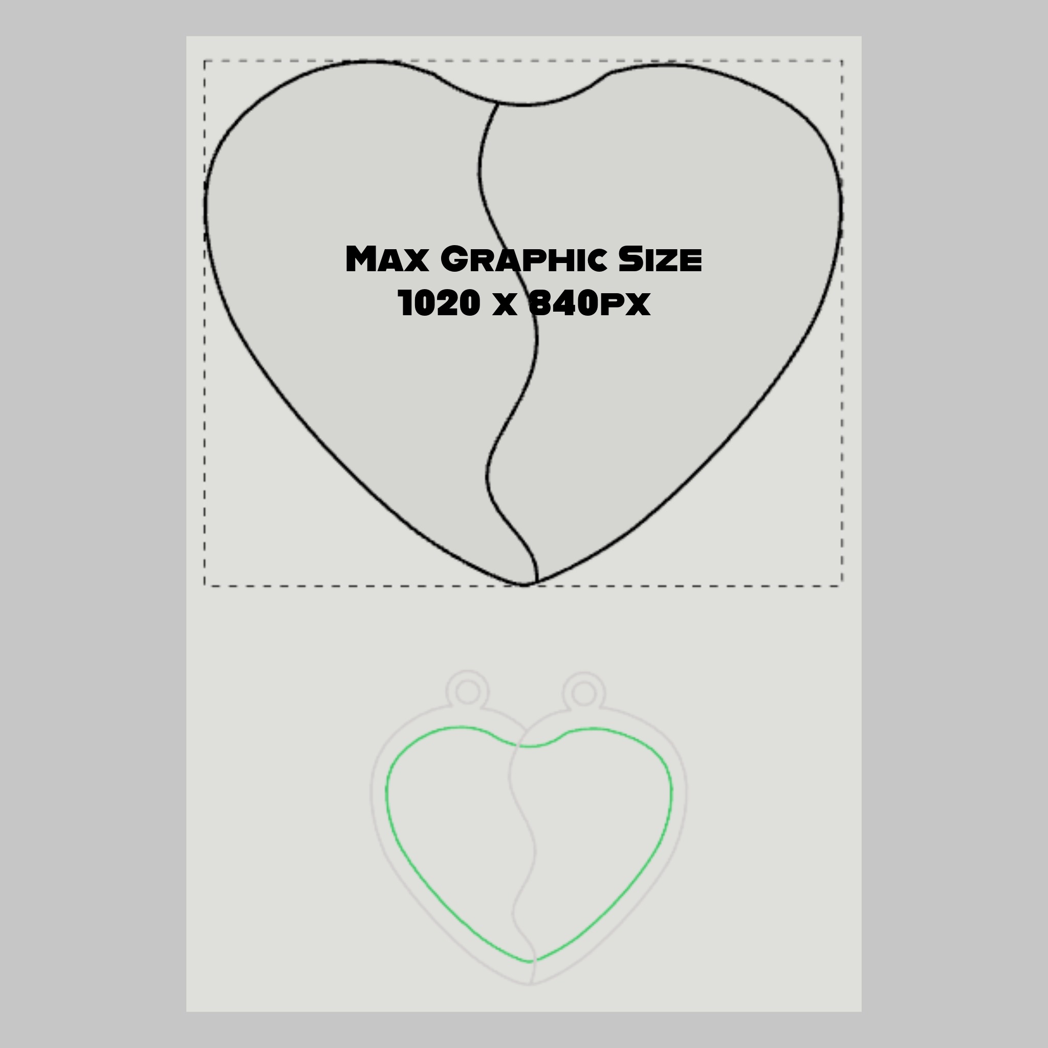 Engraved Break Apart Heart Necklace Set product thumbnail image