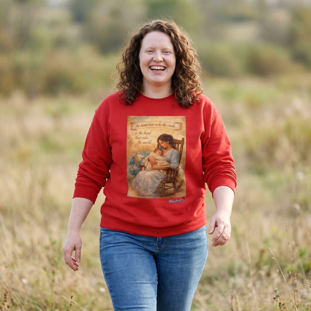 The Hand that Rocks the Cradle - Fleece Sweatshirt 
