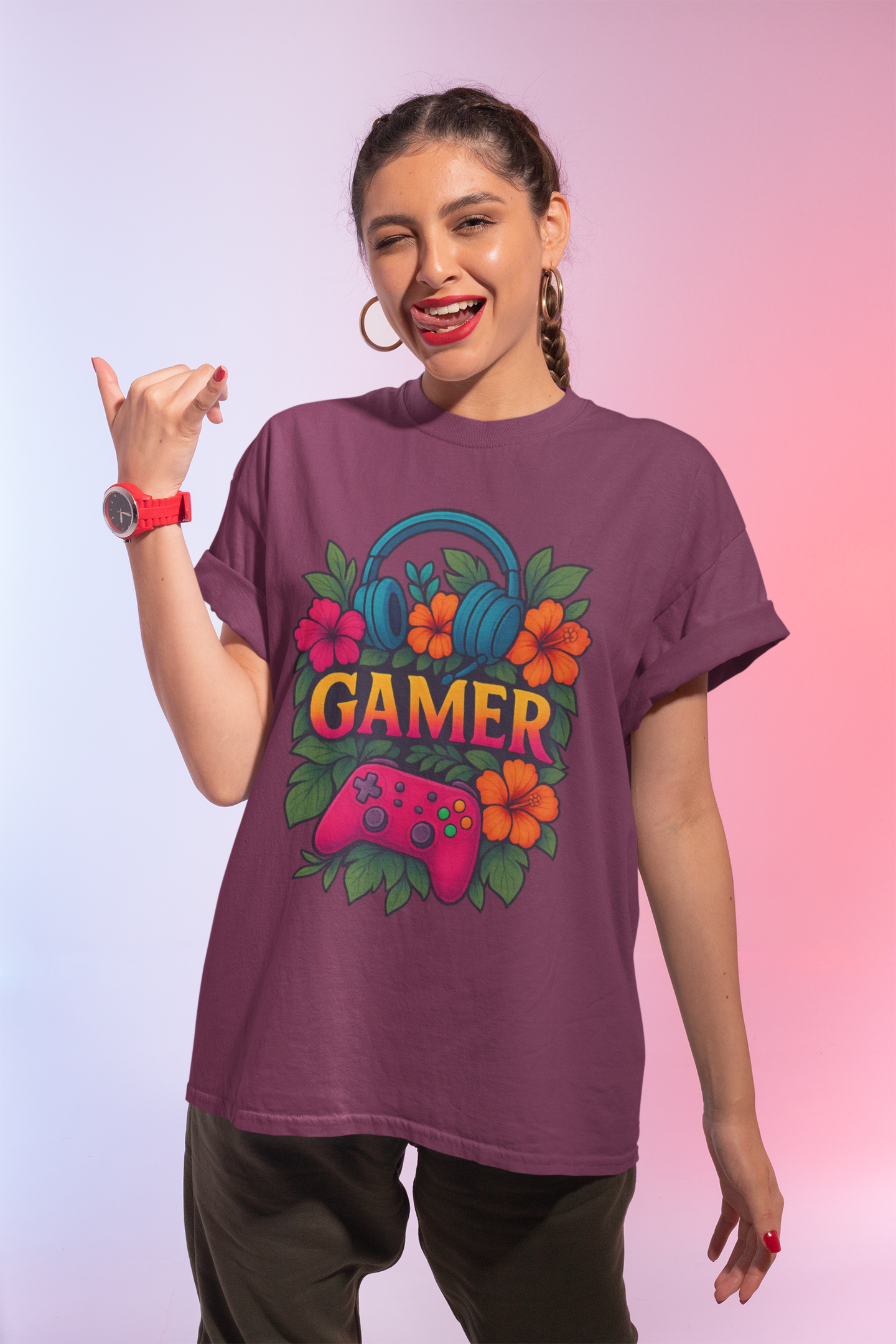 Gamer Unisex Heavy Cotton Tee, Gaming Shirt, Gamer Gift