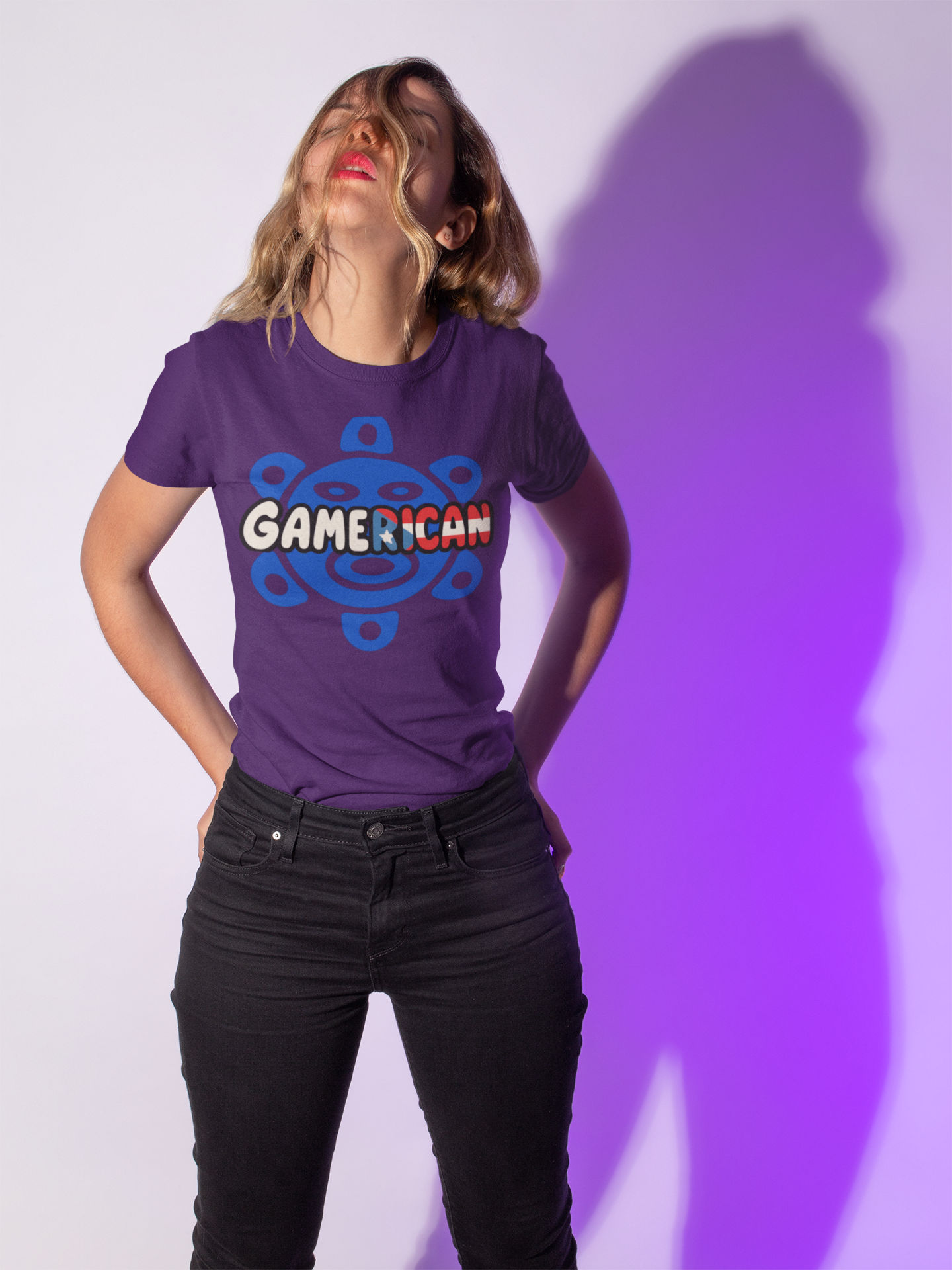 Gamer T-Shirt | Unisex Heavy Cotton Tee , Puertorican Gaming t-shirt product thumbnail image