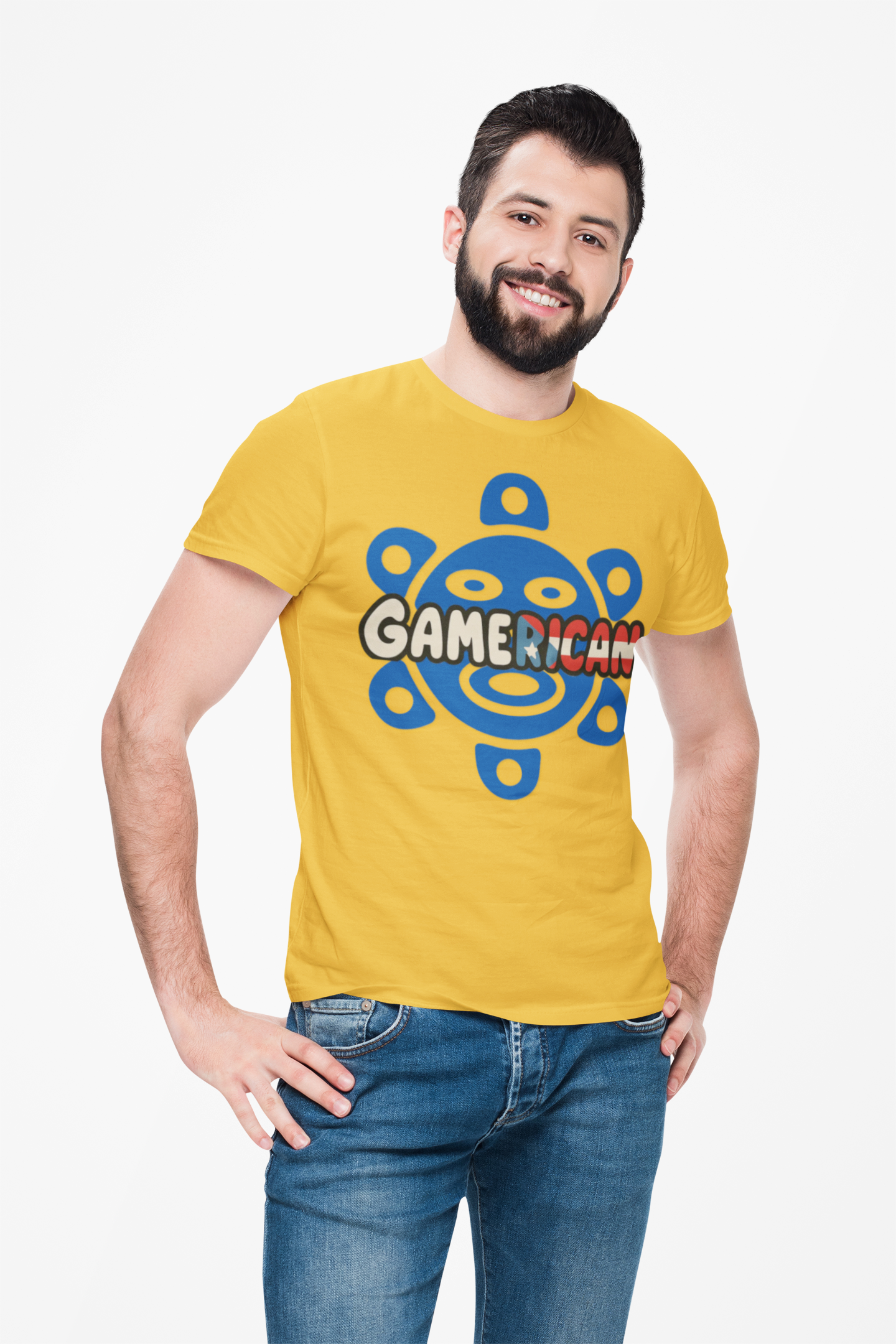 Gamer T-Shirt | Unisex Heavy Cotton Tee , Puertorican Gaming t-shirt product thumbnail image Gamer T-Shirt | Unisex Heavy Cotton Tee , Puertorican Gaming t-shirt product thumbnail image