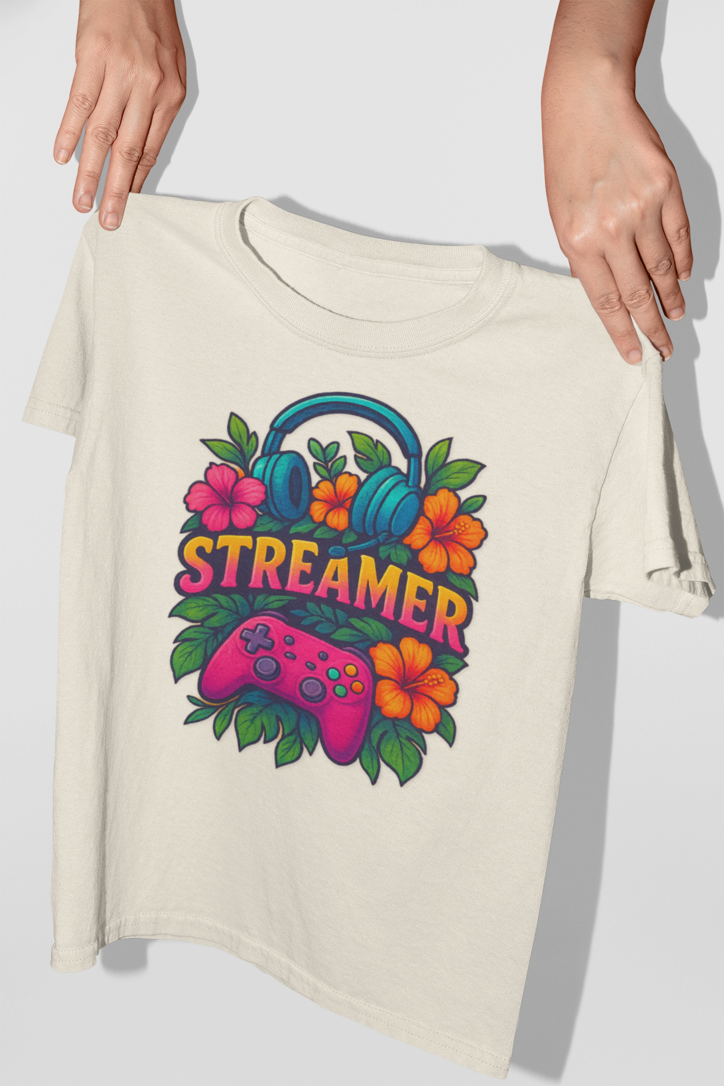 Gamer's Tee - Fun Unisex Heavy Cotton Tee for Streamers, Video Game Lovers, Casual Wear, Gifts for Gamers, Spring/Summer Fashion product thumbnail image Gamer's Tee - Fun Unisex Heavy Cotton Tee for Streamers, Video Game Lovers, Casual Wear, Gifts for Gamers, Spring/Summer Fashion product thumbnail image