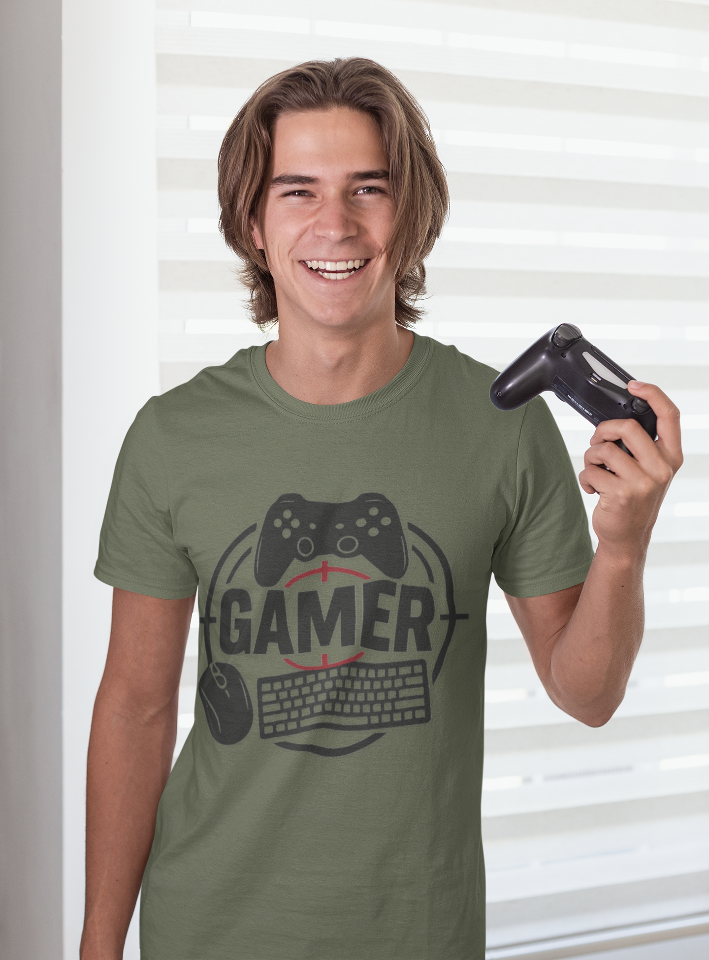 Gamer Unisex Heavy Cotton Tee - Gifts for Gamers, Casual Wear and Gaming Events product thumbnail image Gamer Unisex Heavy Cotton Tee - Gifts for Gamers, Casual Wear and Gaming Events product thumbnail image