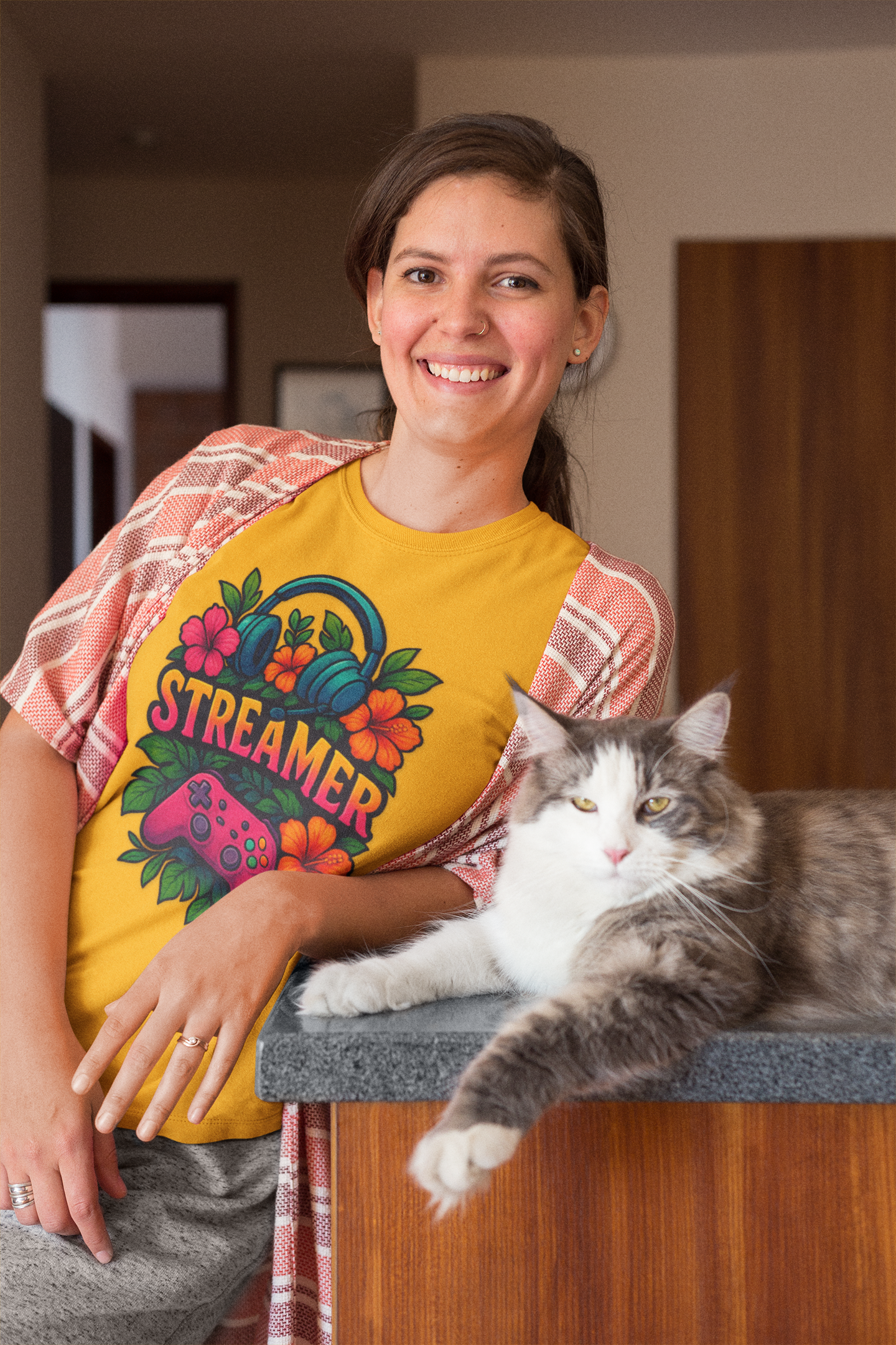 Gamer's Tee - Fun Unisex Heavy Cotton Tee for Streamers, Video Game Lovers, Casual Wear, Gifts for Gamers, Spring/Summer Fashion product thumbnail image Gamer's Tee - Fun Unisex Heavy Cotton Tee for Streamers, Video Game Lovers, Casual Wear, Gifts for Gamers, Spring/Summer Fashion product thumbnail image