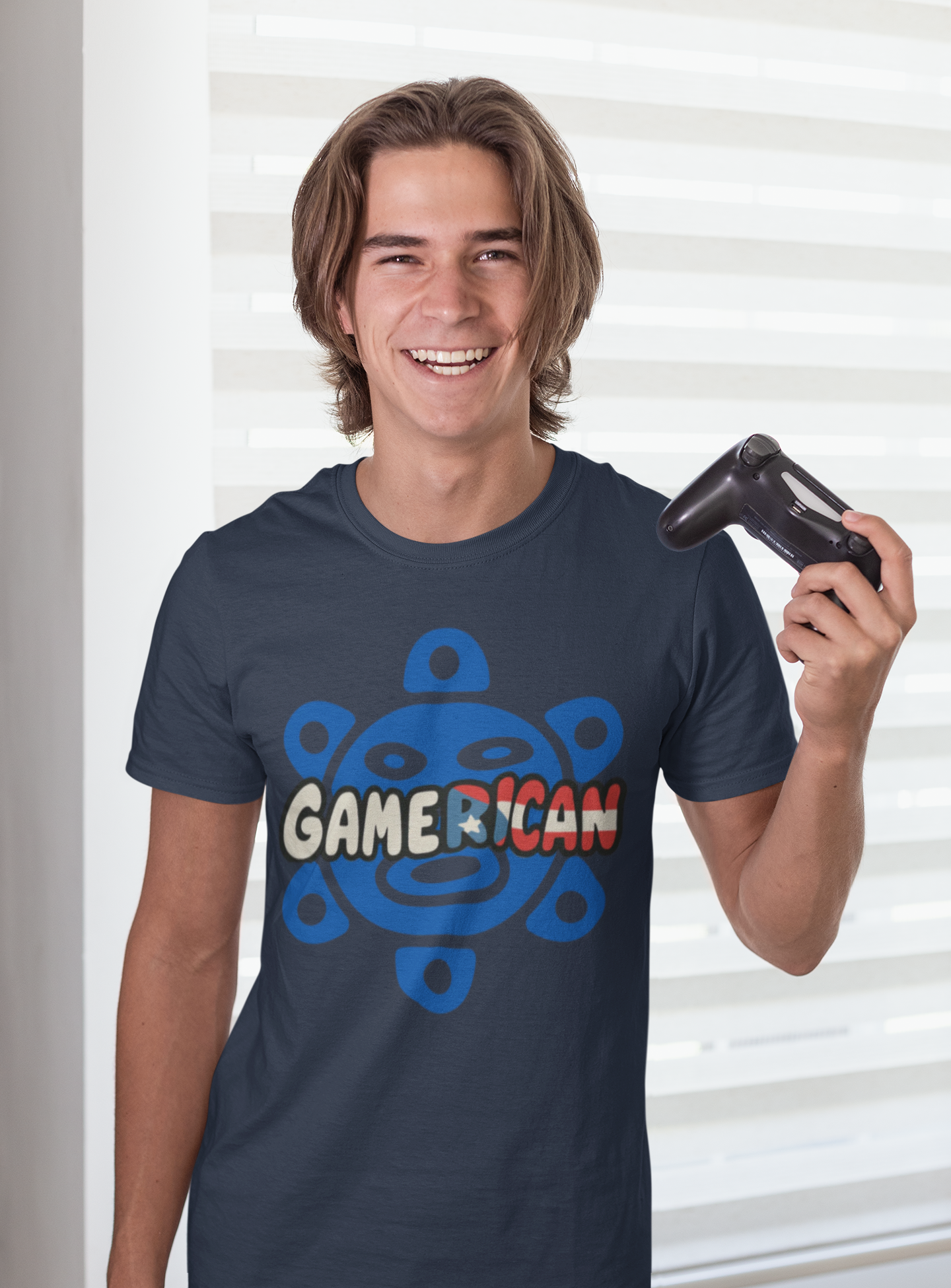 Gamer T-Shirt | Unisex Heavy Cotton Tee , Puertorican Gaming t-shirt product thumbnail image