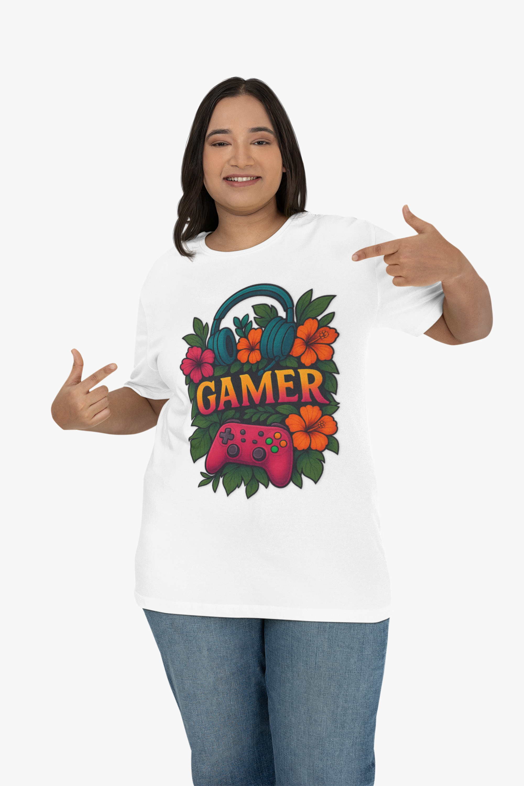Gamer Unisex Heavy Cotton Tee, Gaming Shirt, Gamer Gift product thumbnail image