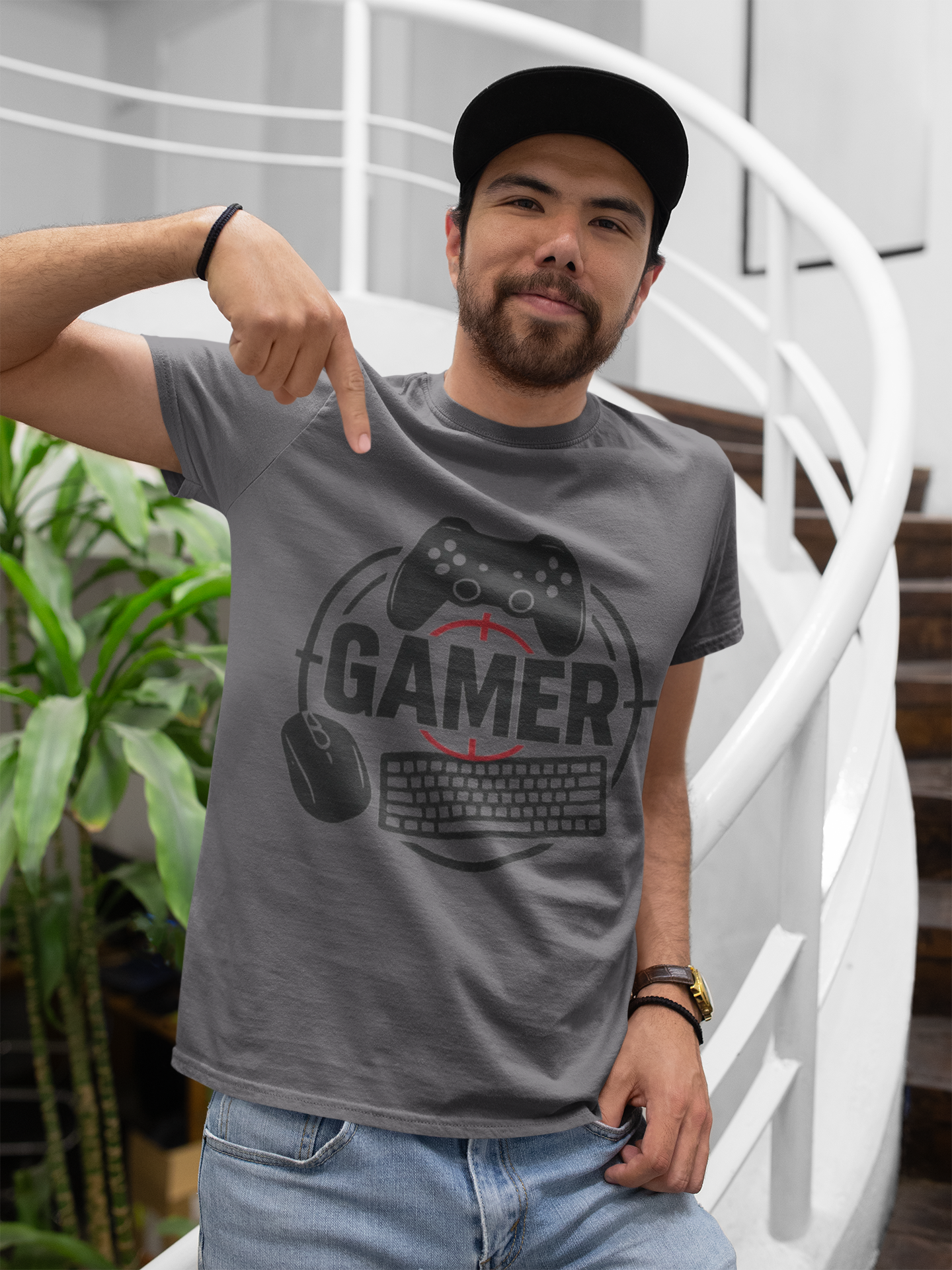 Gamer Unisex Heavy Cotton Tee - Gifts for Gamers, Casual Wear and Gaming Events product thumbnail image Gamer Unisex Heavy Cotton Tee - Gifts for Gamers, Casual Wear and Gaming Events product thumbnail image