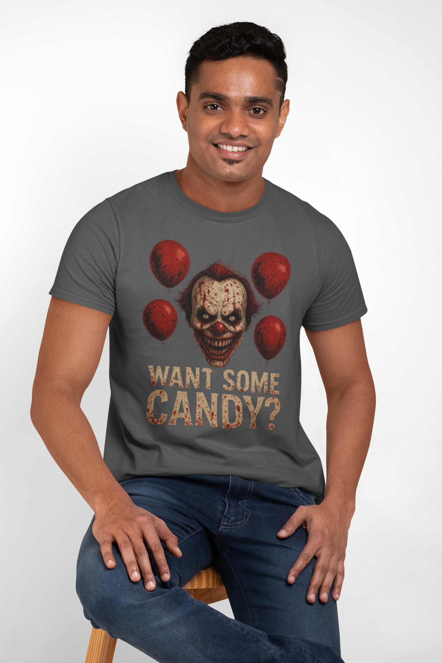 Creepy Clown Halloween Shirt, Scary Horror Clown Graphic Tee, Spooky Unisex Heavy Cotton T-Shirt, Halloween Costume Top product thumbnail image Creepy Clown Halloween Shirt, Scary Horror Clown Graphic Tee, Spooky Unisex Heavy Cotton T-Shirt, Halloween Costume Top product thumbnail image