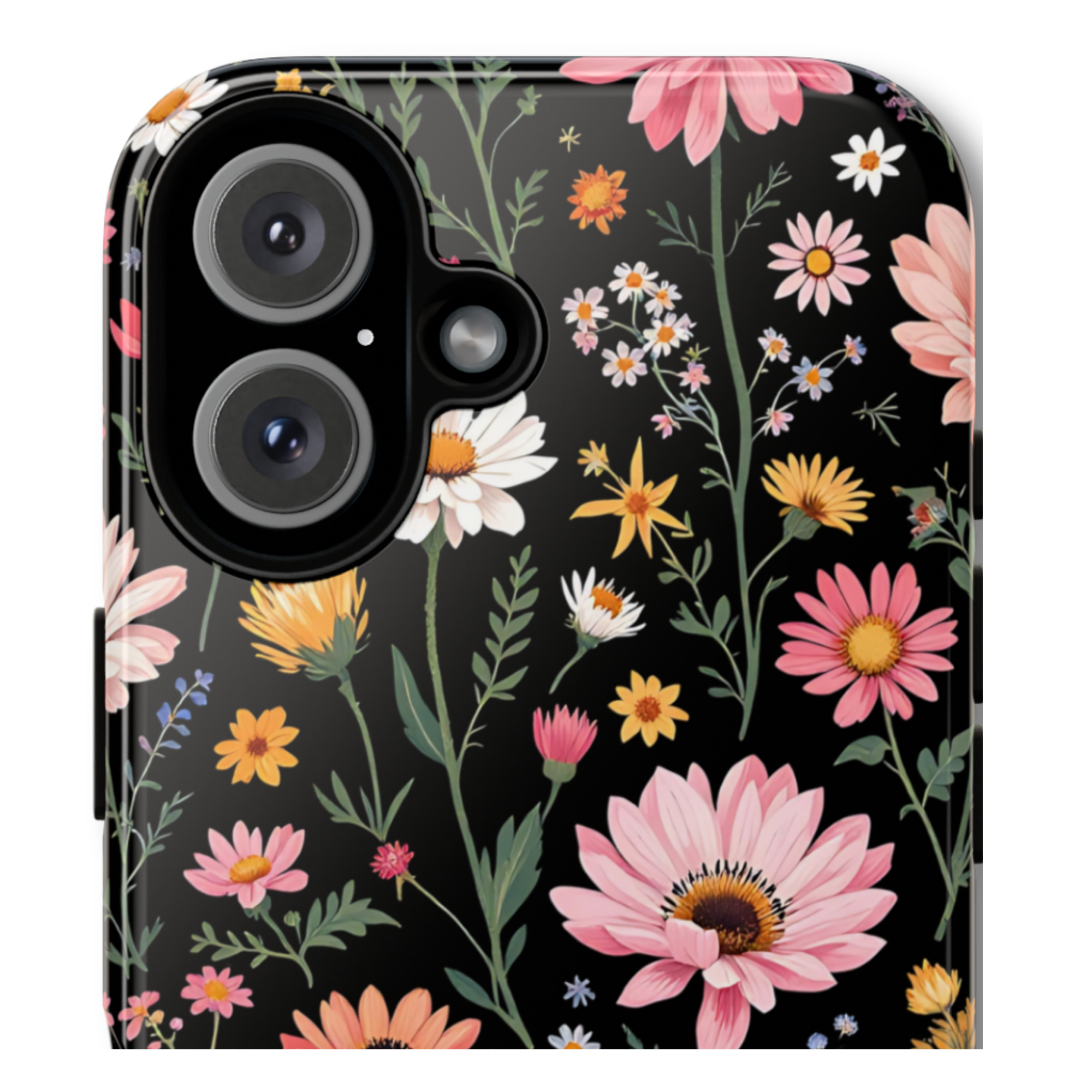 Wildflower Daisy Tough Case – Pink Floral Phone Cover product thumbnail image