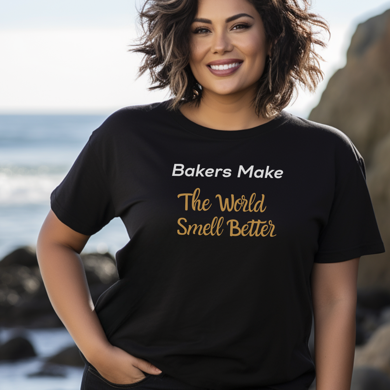 Bakers Make the World Smell Better T-Shirt product thumbnail image Bakers Make the World Smell Better T-Shirt product thumbnail image