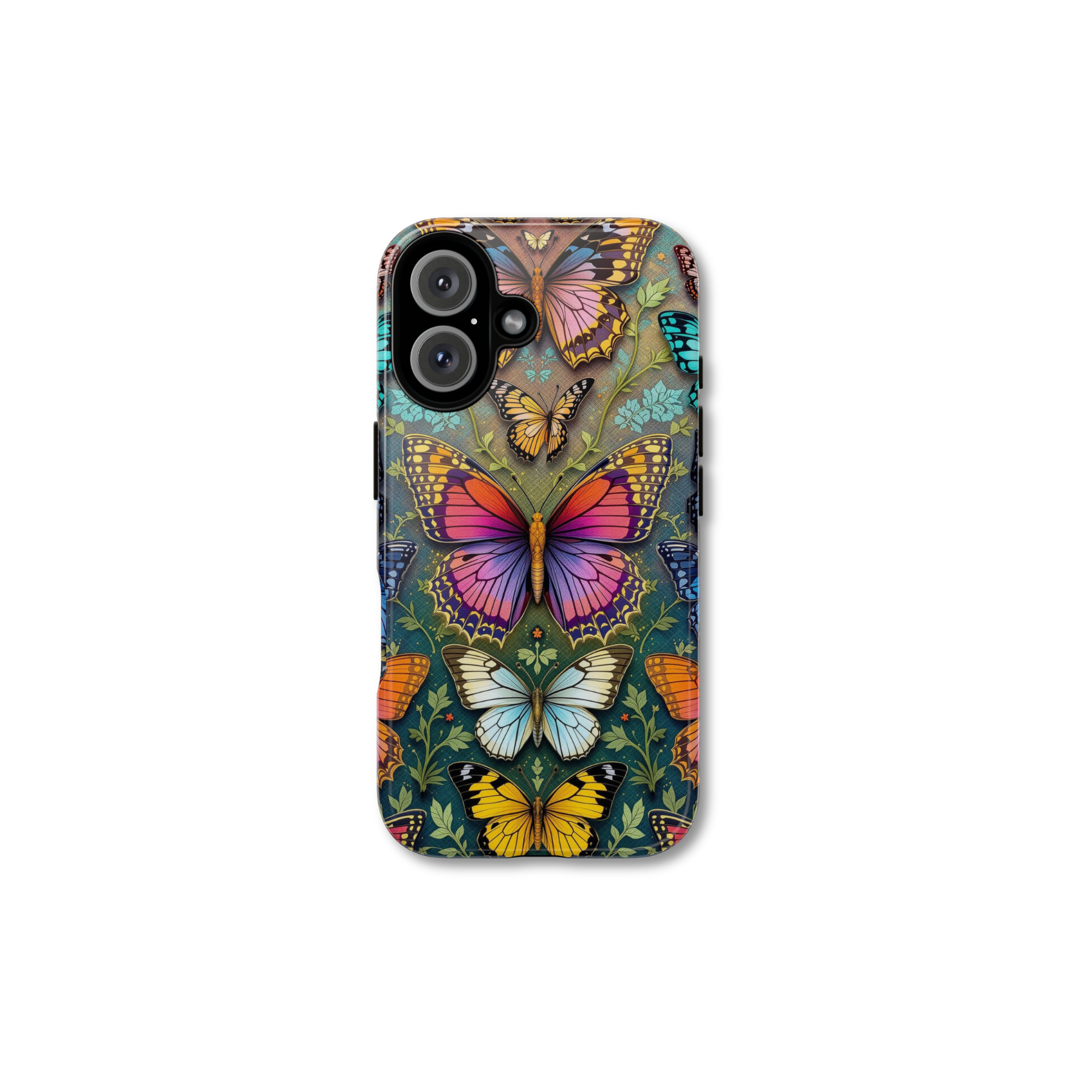 Colorful Butterfly Art Phone Case – Floral Aesthetic iPhone &amp; Samsung Tough Cover  product thumbnail image