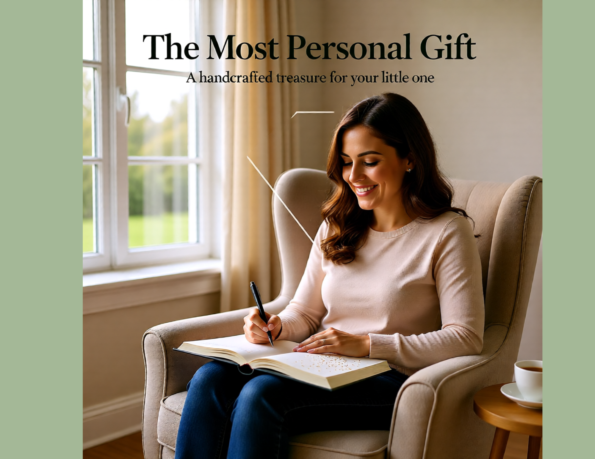 Unique Keepsake Photo Book for Baby Showers | 8x8 Hardcover, 24 Pages to Personalize | Fill &amp; Personalize | Perfect Gift for Moms and Kids product thumbnail image