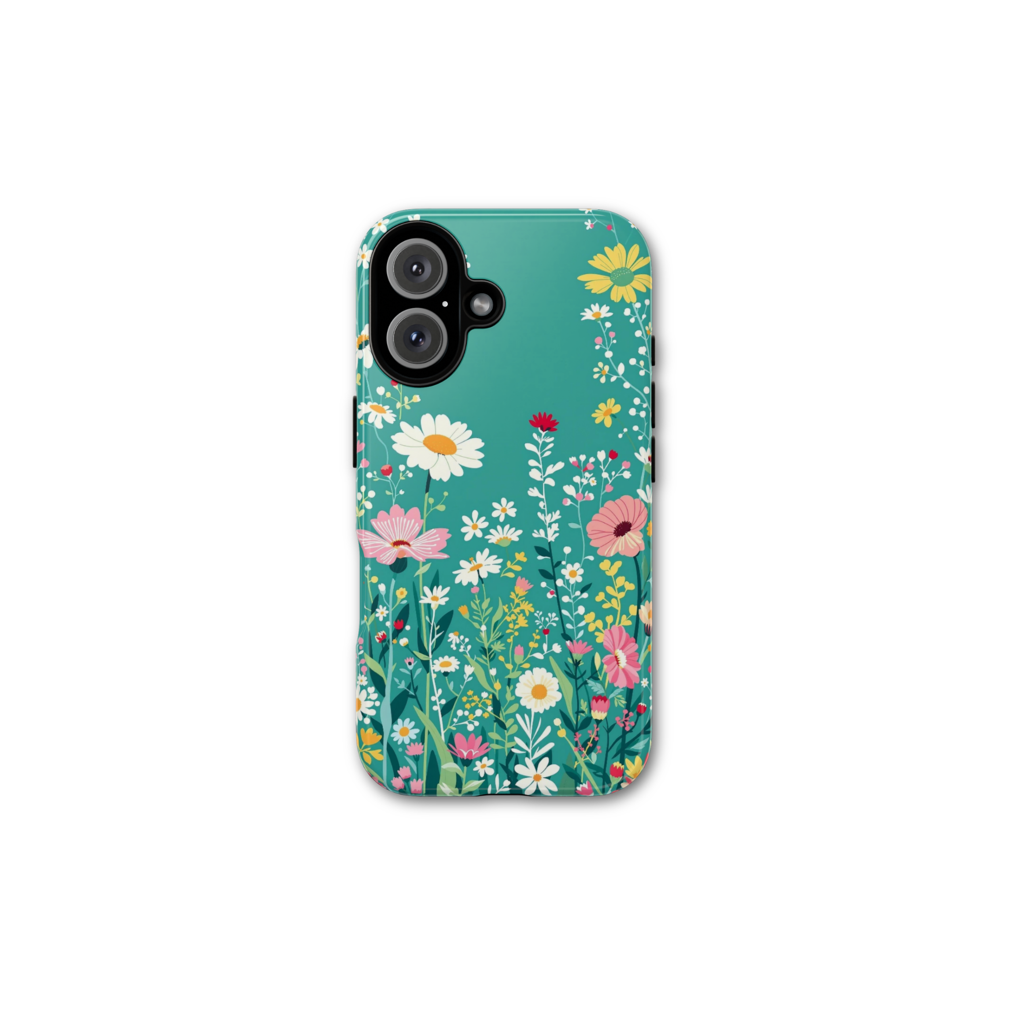 Floral Meadow Tough Phone Case – Wildflower Aesthetic iPhone &amp; Samsung Cover