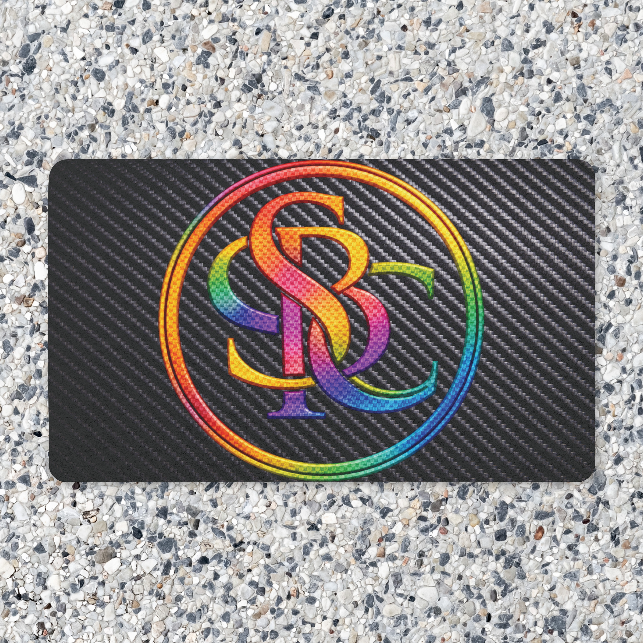 Personalized Polyester Doormat product thumbnail image Personalized Polyester Doormat product thumbnail image