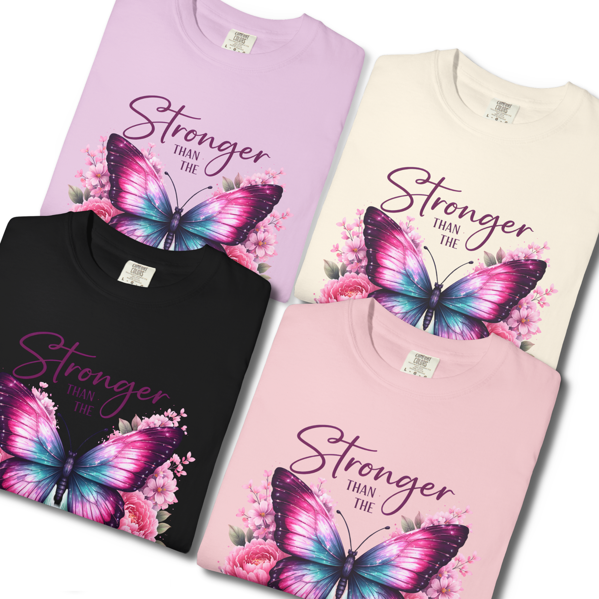 Stronger Than the Storm Butterfly T-Shirt product thumbnail image