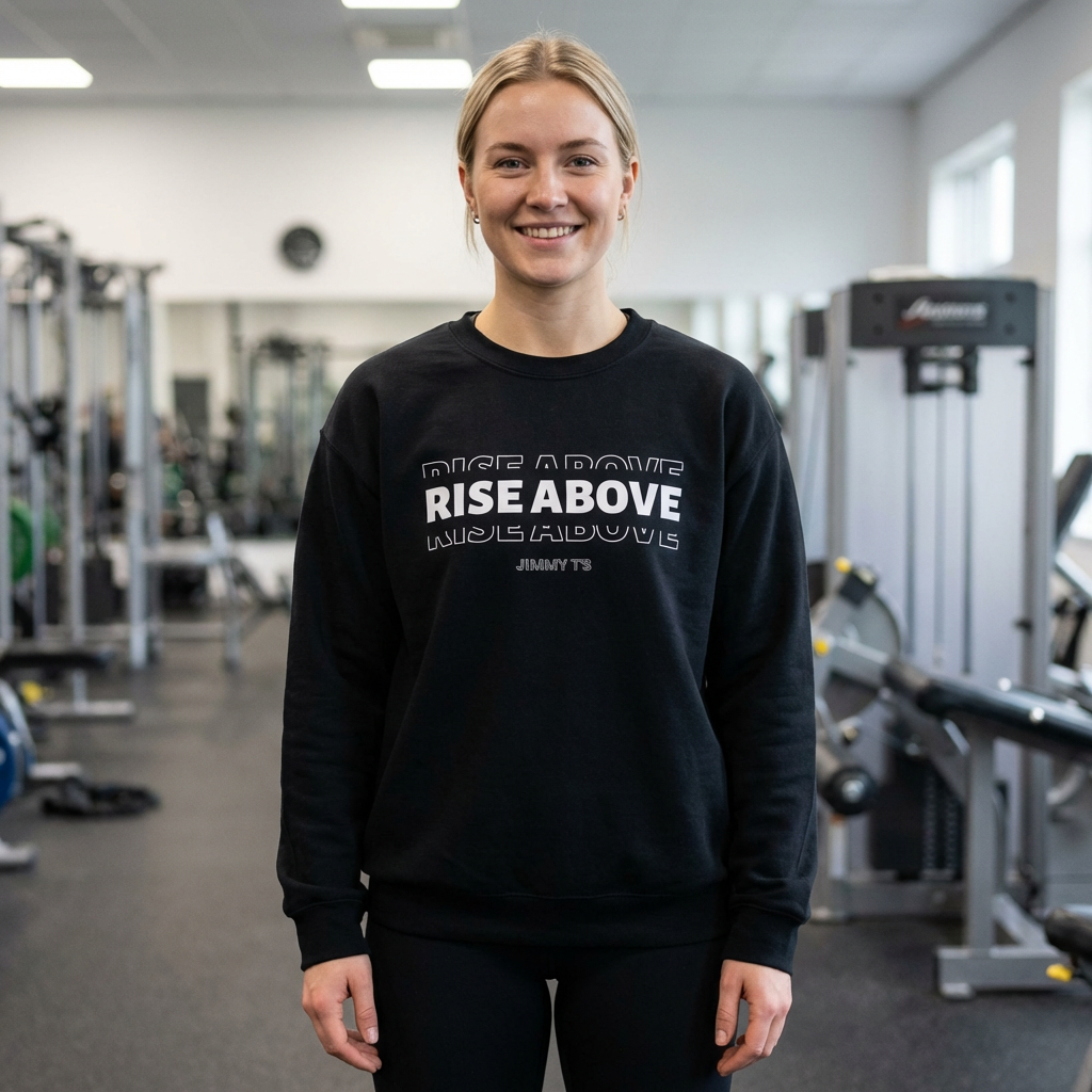 Jimmy T's Apparel Rise Above Unisex Heavy Blend™ Crewneck Sweatshirt product thumbnail image Jimmy T's Apparel Rise Above Unisex Heavy Blend™ Crewneck Sweatshirt product thumbnail image