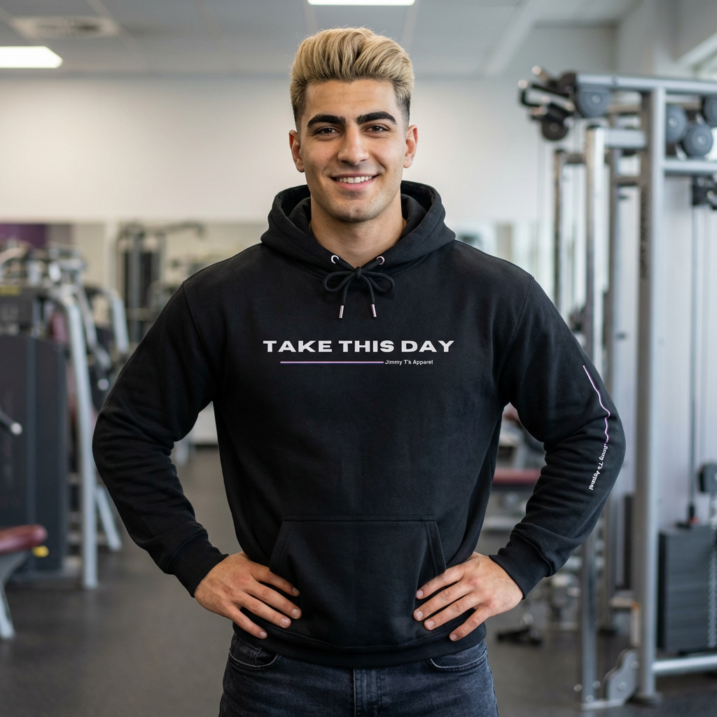 Jimmy T's Apparel Take This Day Unisex Heavy Blend™ Hooded Sweatshirt