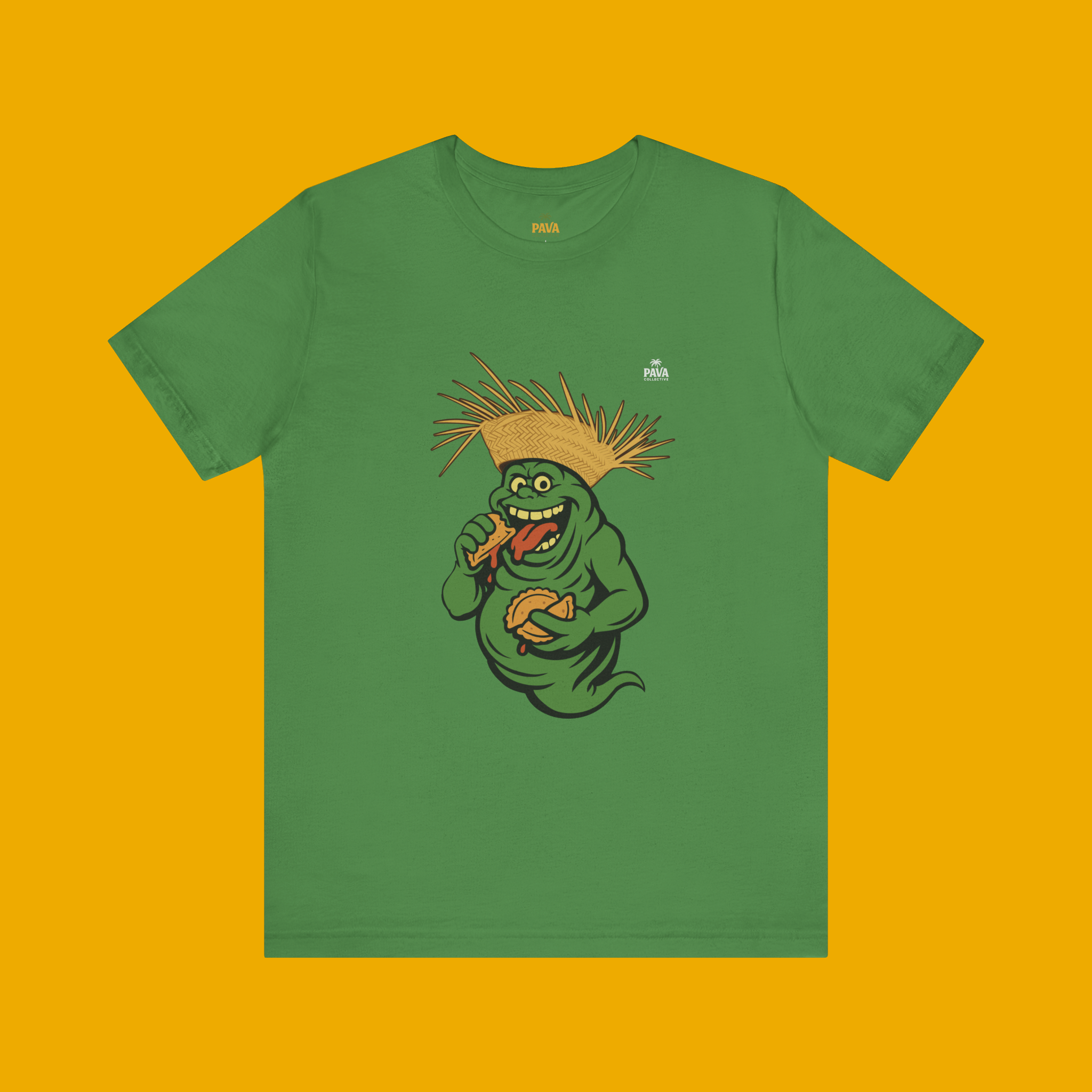 Pava Portraits: Slimer T-Shirt product thumbnail image Pava Portraits: Slimer T-Shirt product thumbnail image