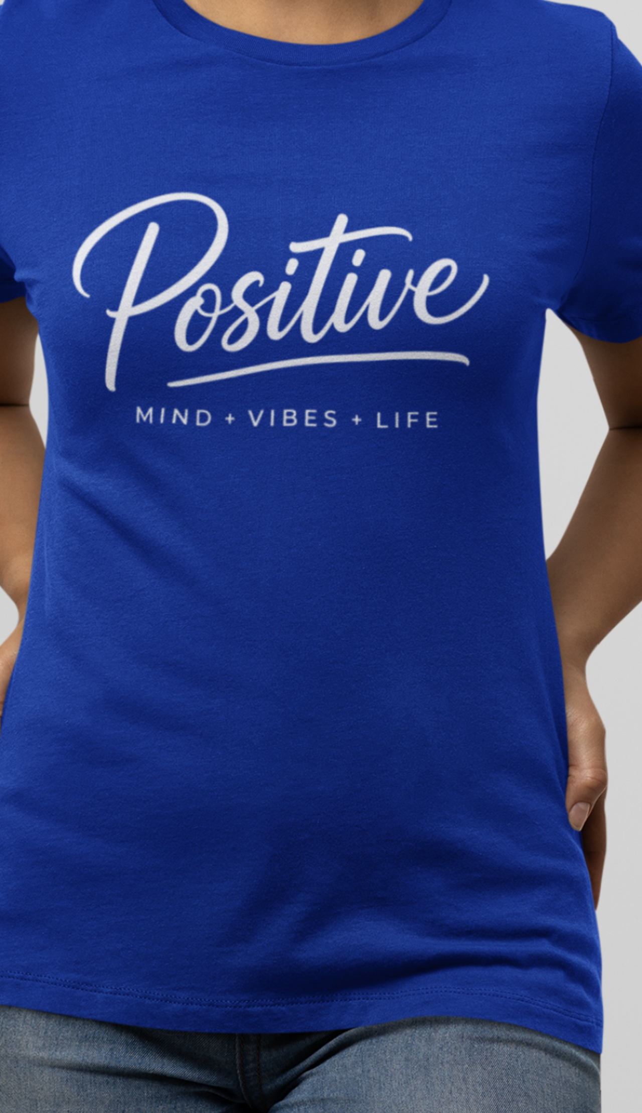 Positive Mind Vibes Life T-Shirt — Inspirational Graphic Tee