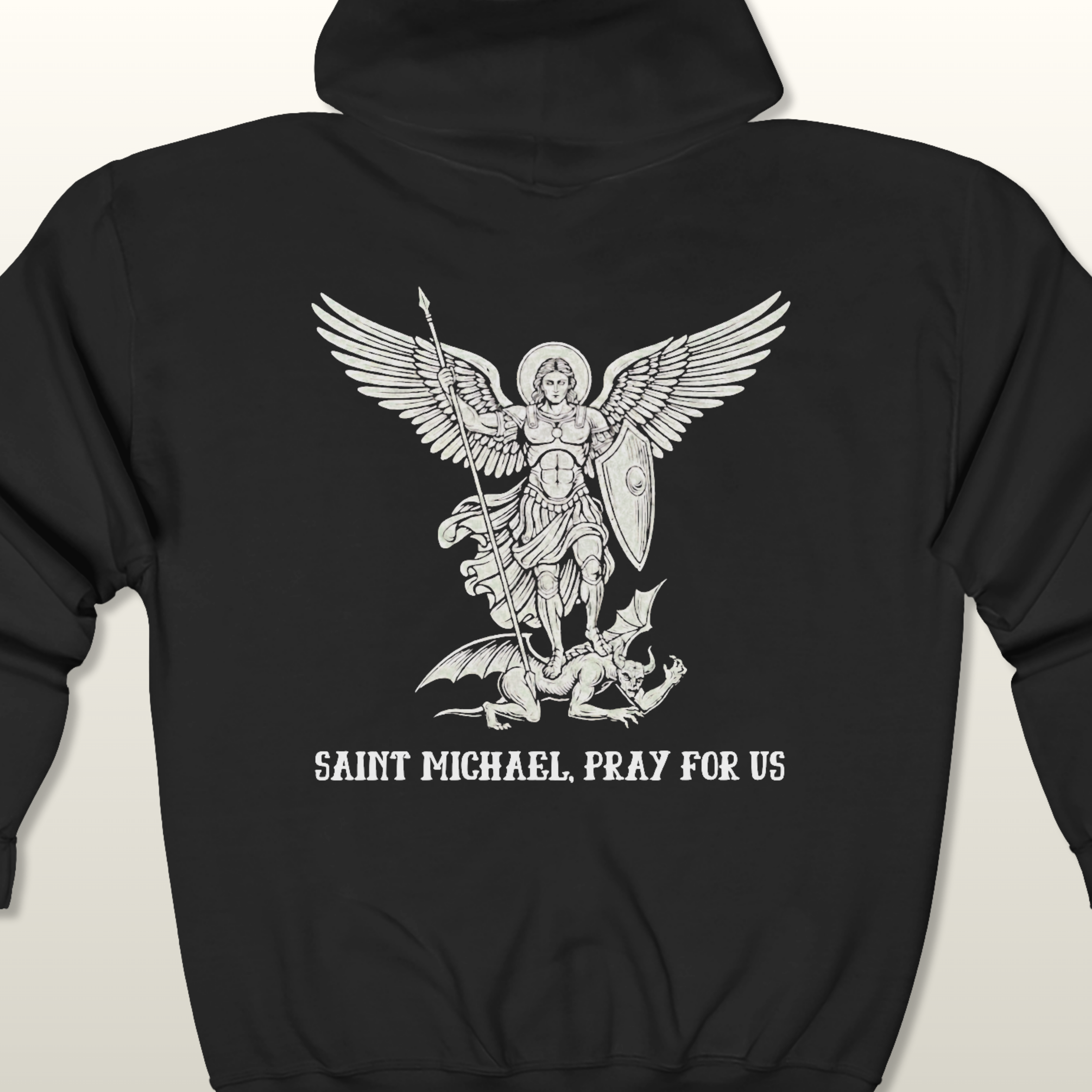 Saint Michael the Archangel: Full Zip Heavy Blend Hoodie product thumbnail image