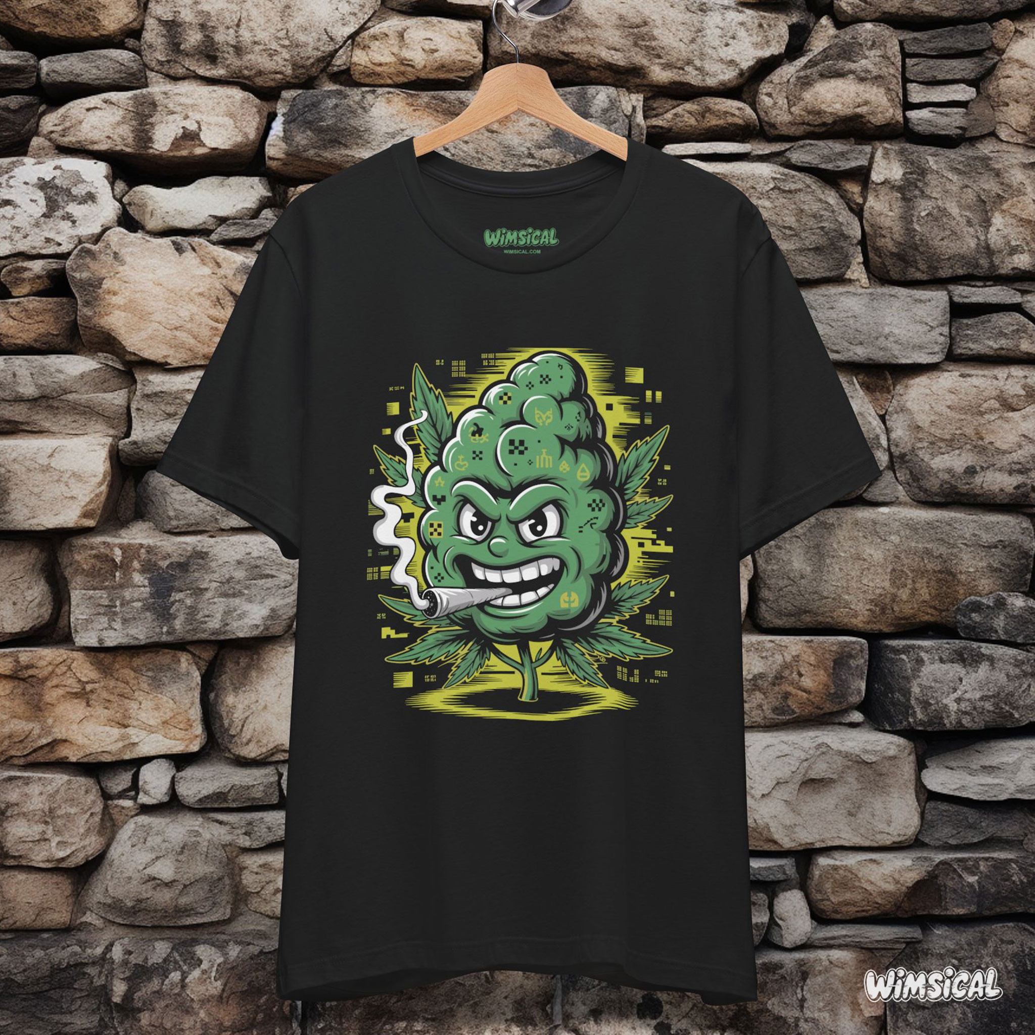 Corrupted Kush – Glitch Bud Streetwear Unisex T-Shirt product thumbnail image Corrupted Kush – Glitch Bud Streetwear Unisex T-Shirt product thumbnail image