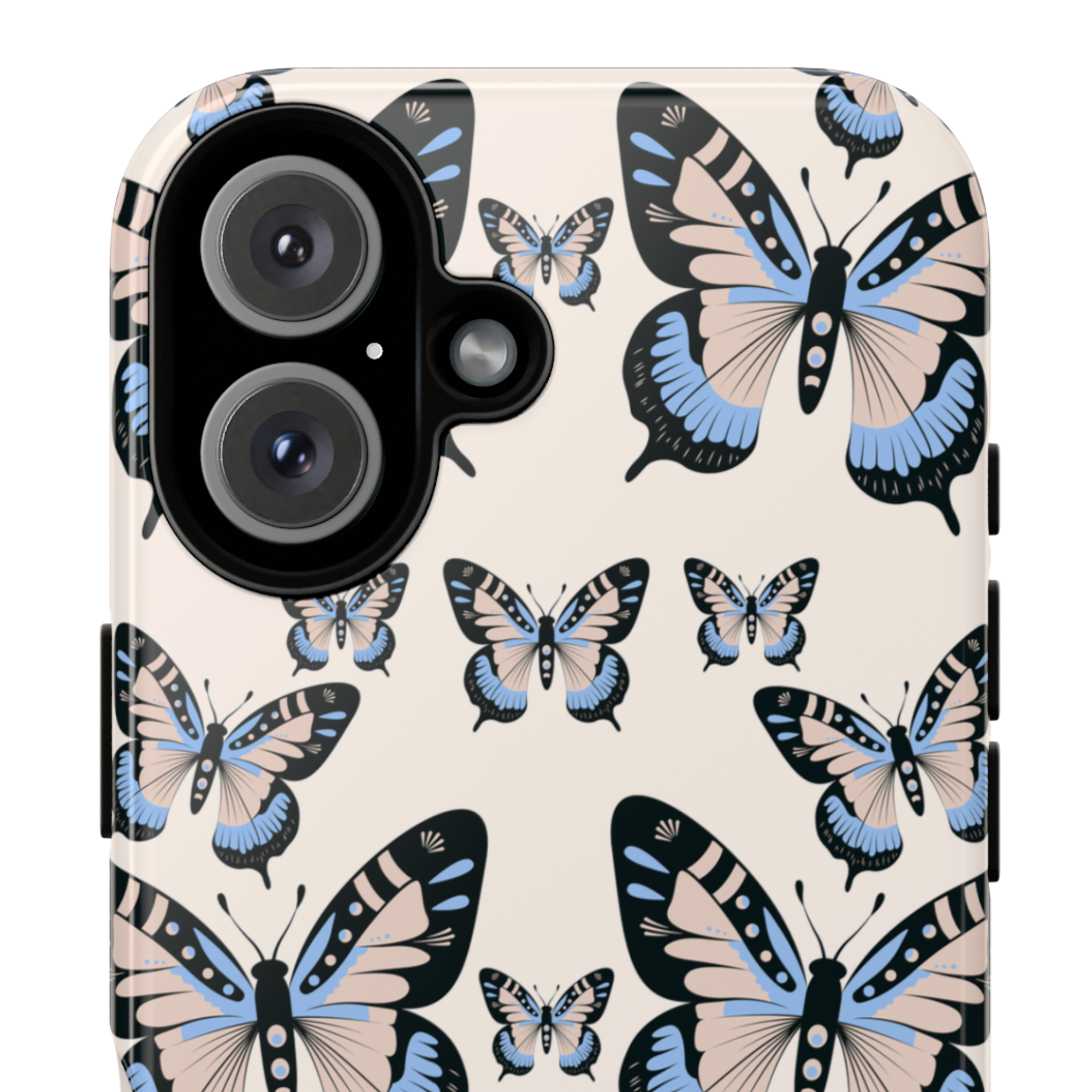 Butterfly Pattern Phone Case — Soft Aesthetic Tough Cover product thumbnail image