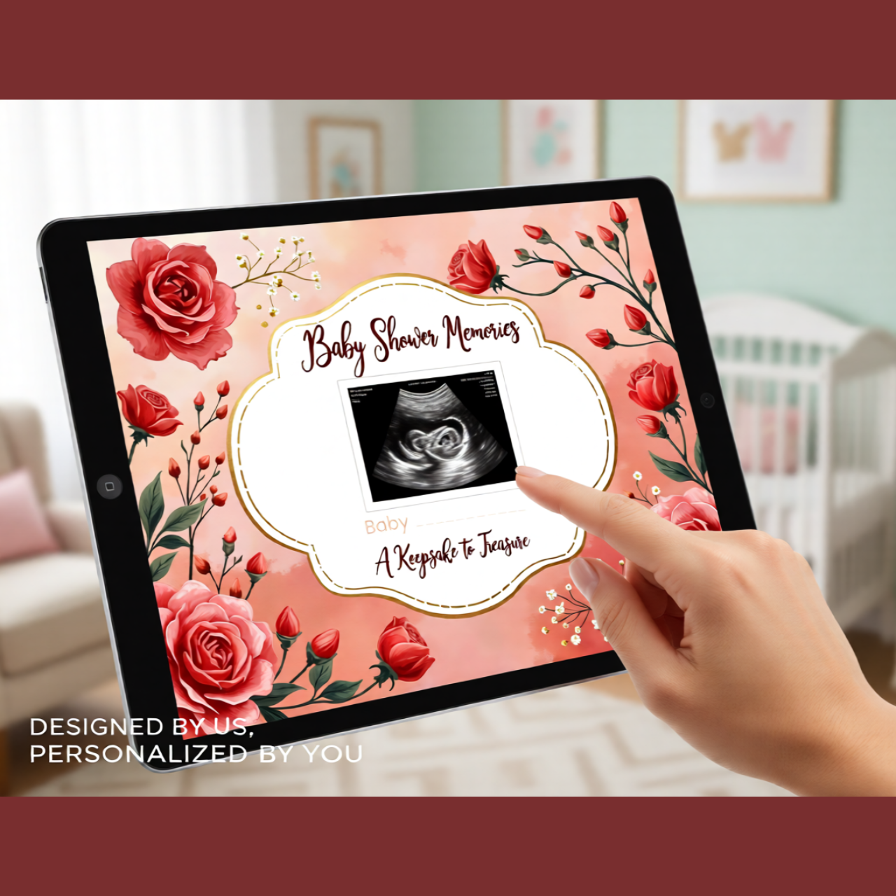 Custom Baby Shower Keepsake Hardcover Photo Book — 24-Page Gift for Moms &amp; Kids product thumbnail image
