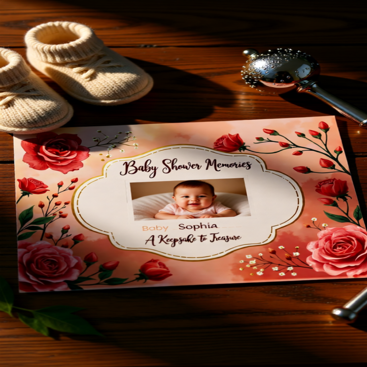 Custom Baby Shower Keepsake Hardcover Photo Book — 24-Page Gift for Moms & Kids product thumbnail image Custom Baby Shower Keepsake Hardcover Photo Book — 24-Page Gift for Moms & Kids product thumbnail image