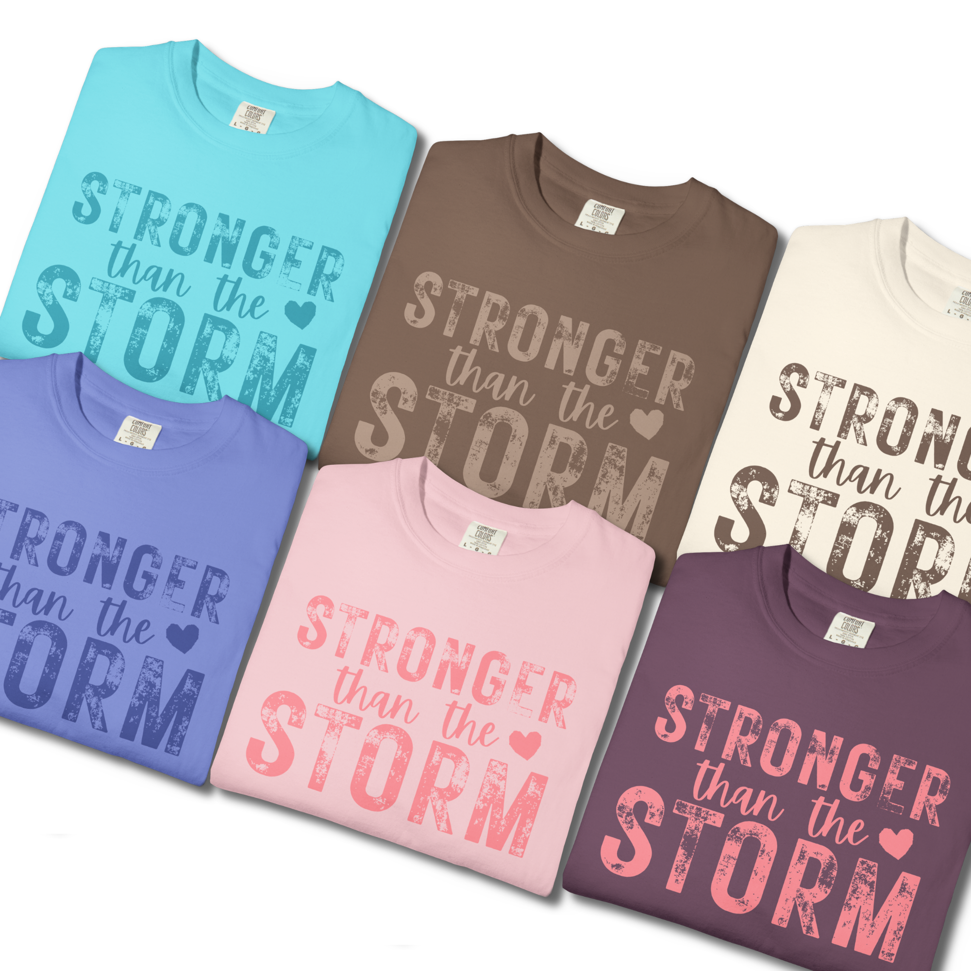 Stronger Than the Storm T-Shirt — Inspirational Resilience Tee product thumbnail image